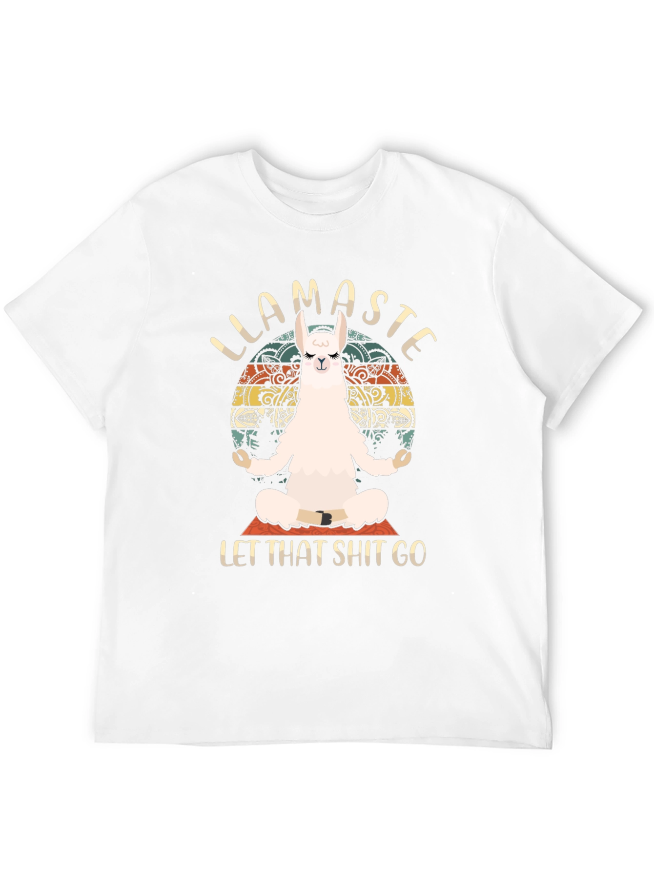 Llamaste Funny Yoga Llama T-Shirt