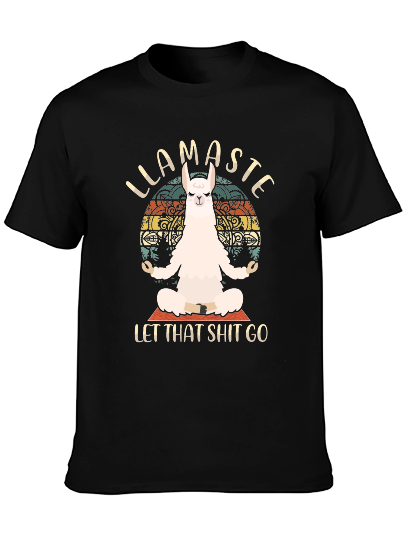 Llamaste Funny Yoga Llama T-Shirt