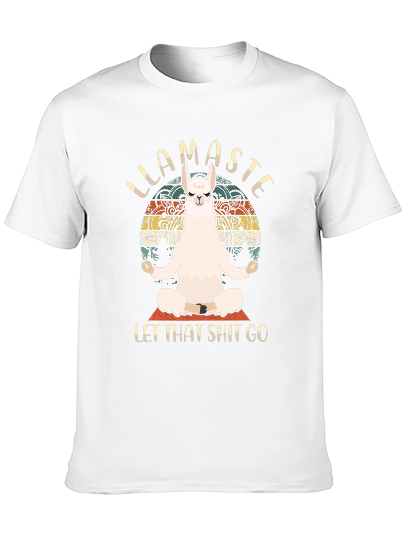 Llamaste Funny Yoga Llama T-Shirt
