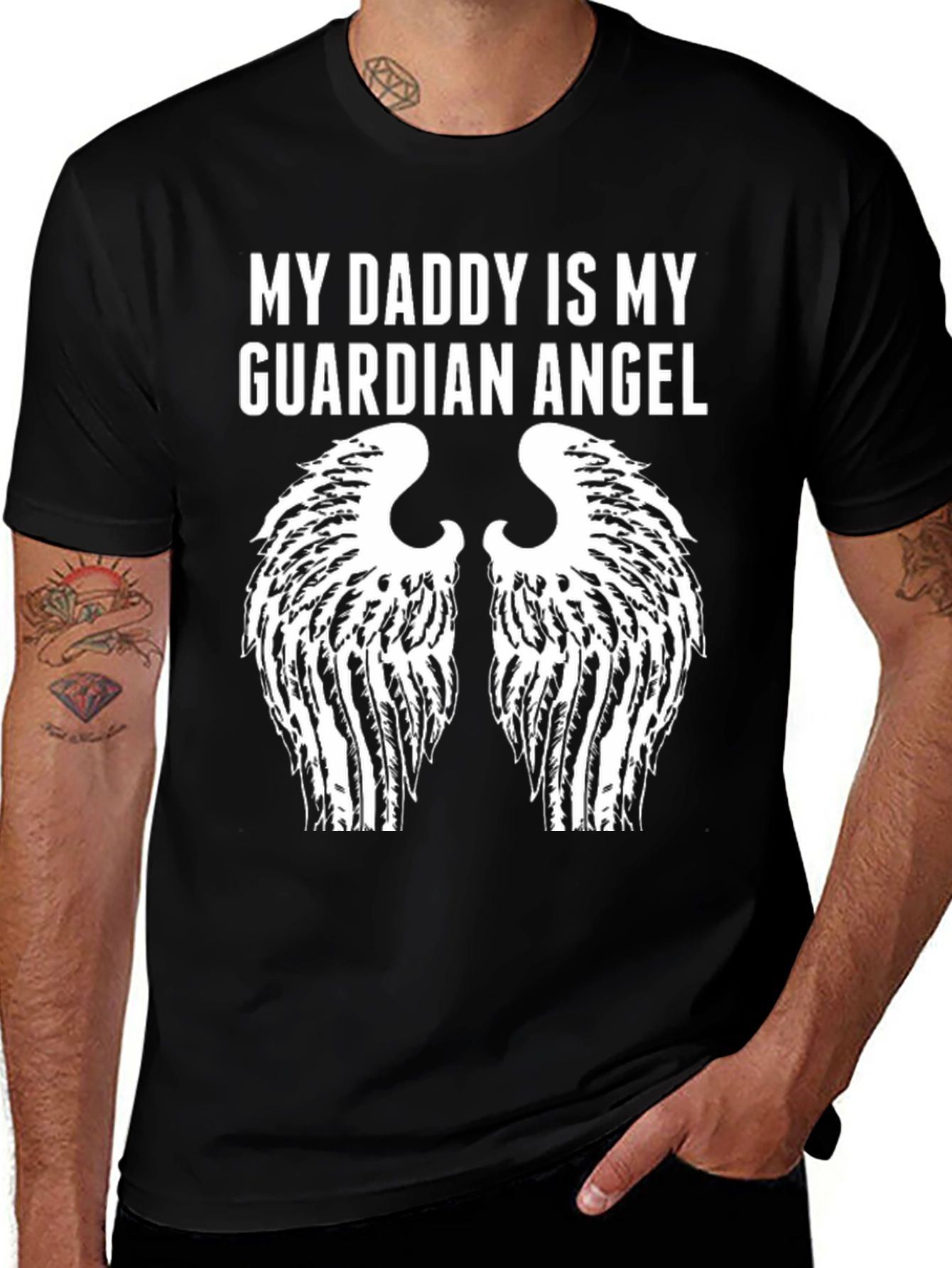 My Daddy is My Guardian Angel T-Shirt