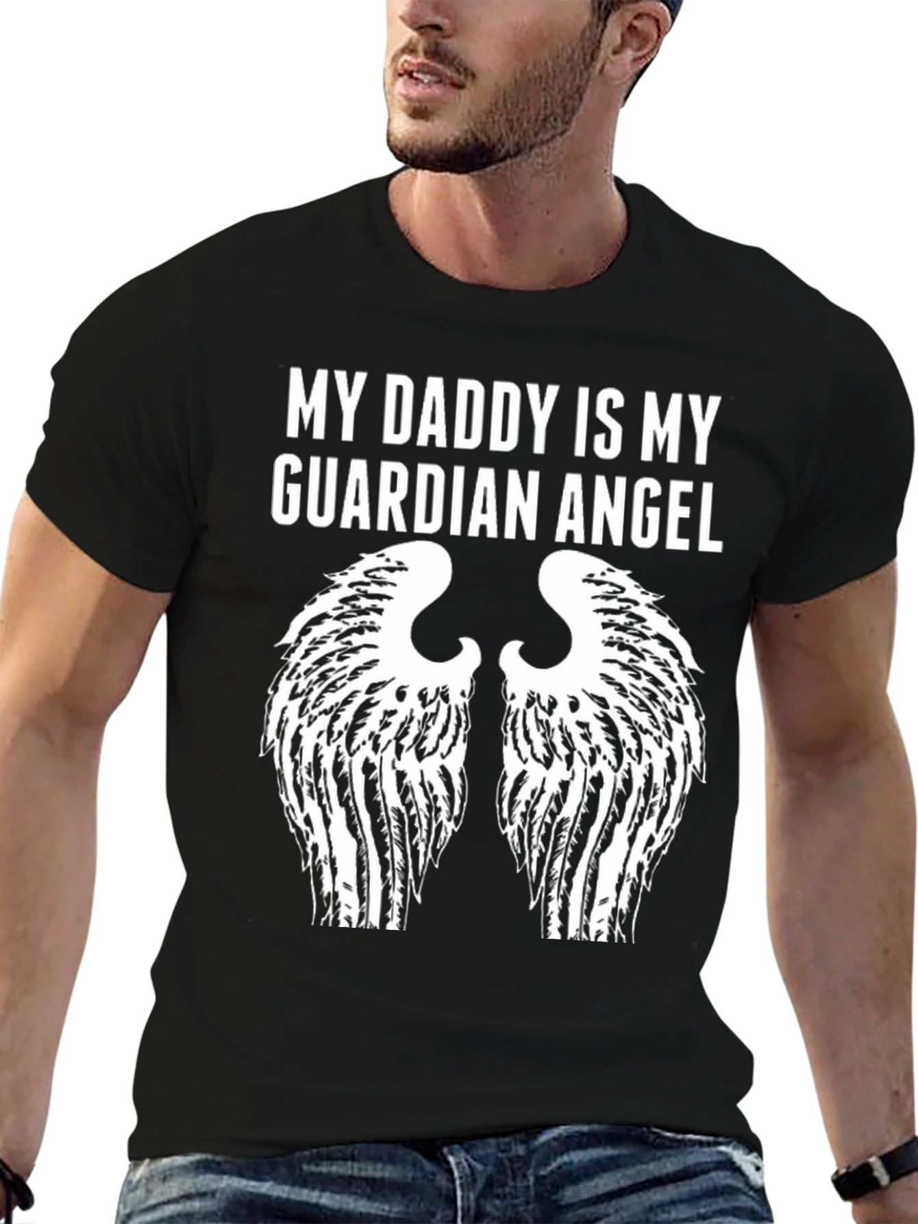 My Daddy is My Guardian Angel T-Shirt