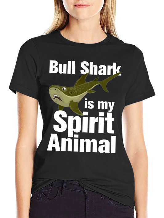 Bull Shark Spirit Animal Graphic T-Shirt