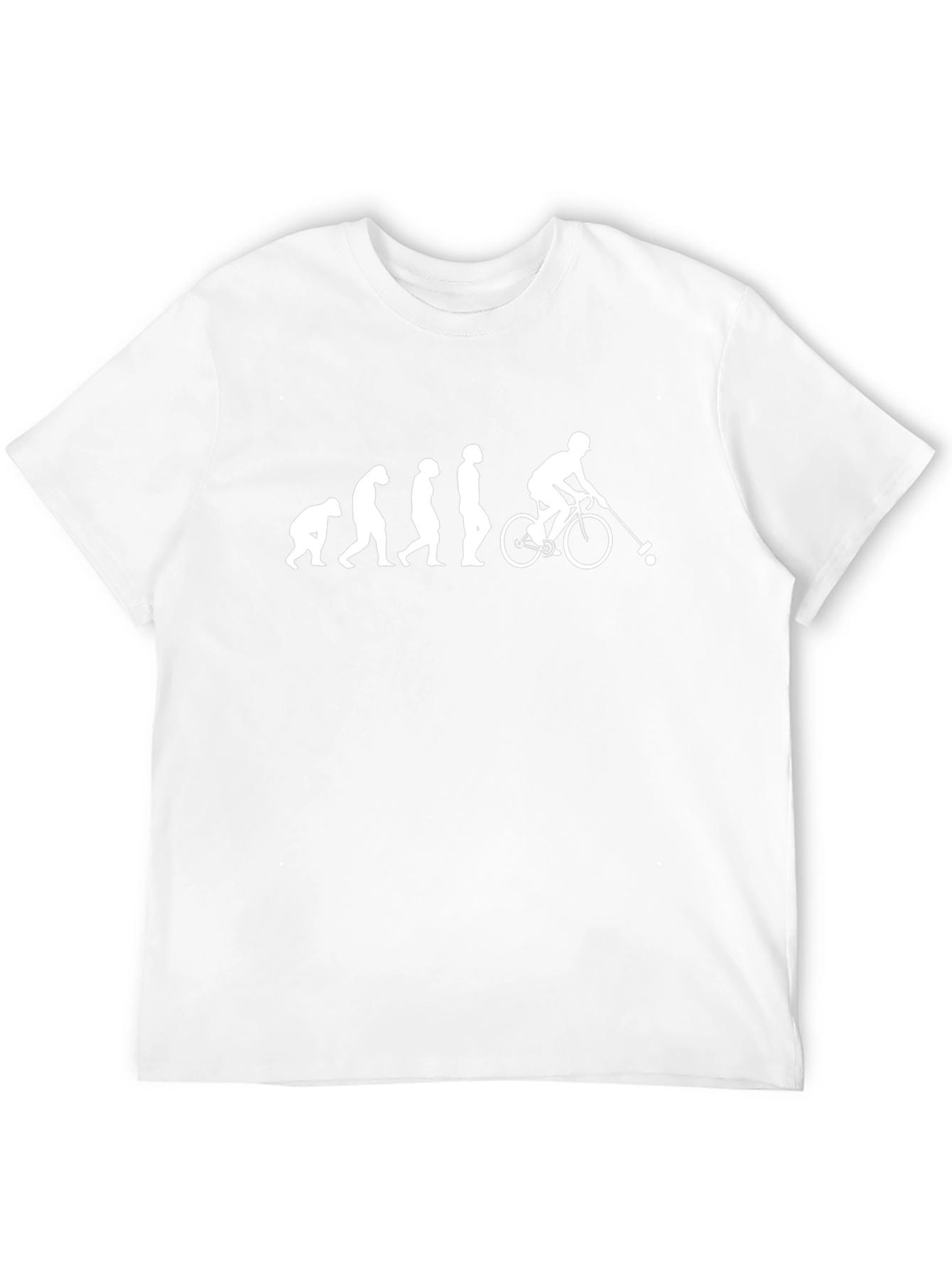 Evolution of Bike Polo Black T-Shirt