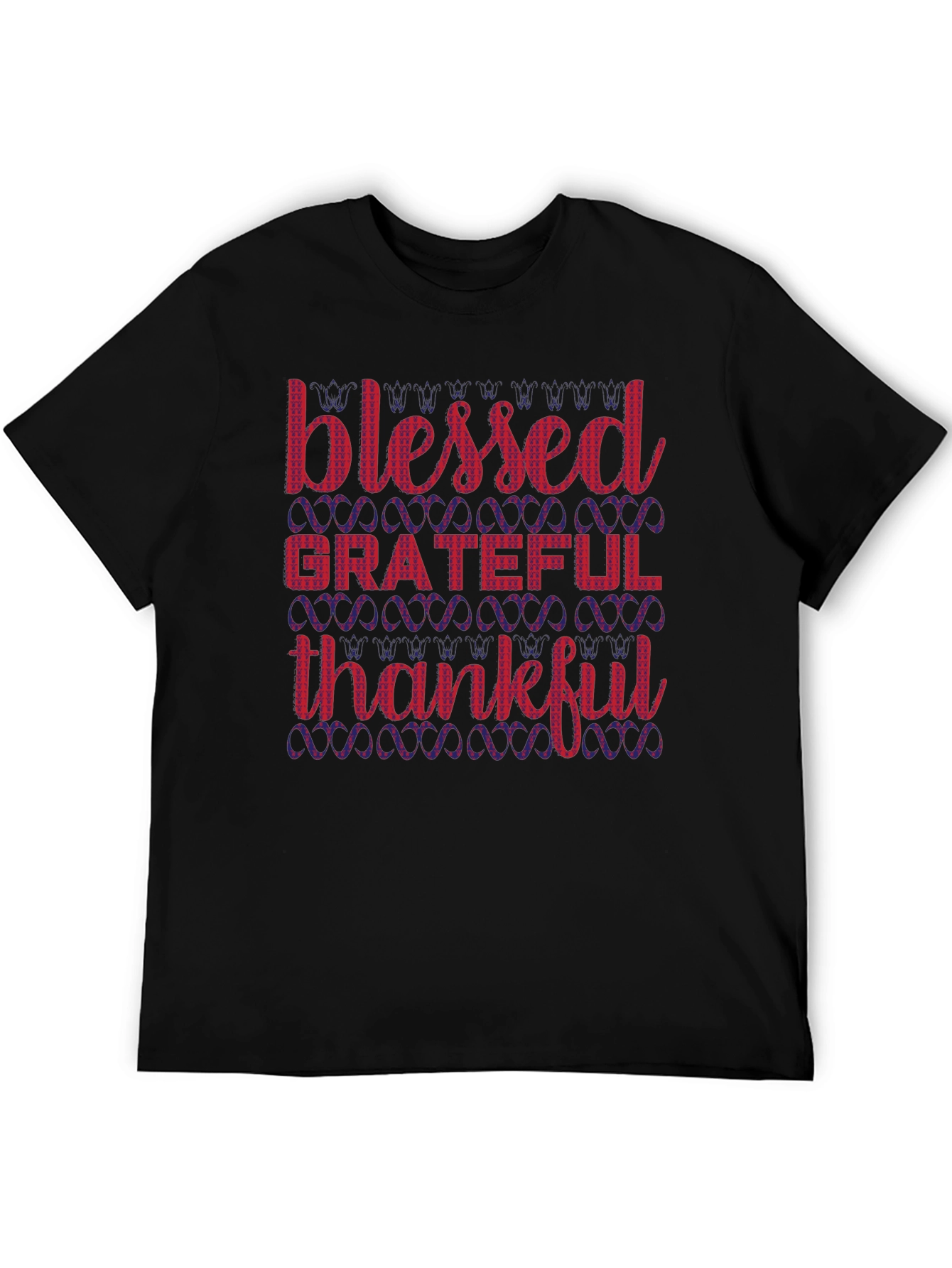 Blessed Grateful Thankful Graphic T-Shirt