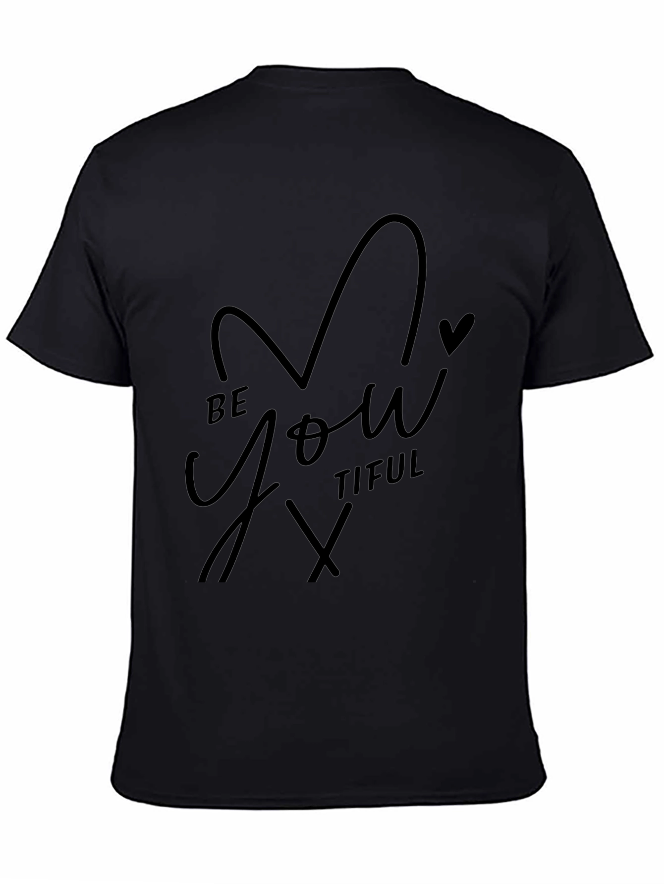 BeYOUtiful Black Graphic Tee