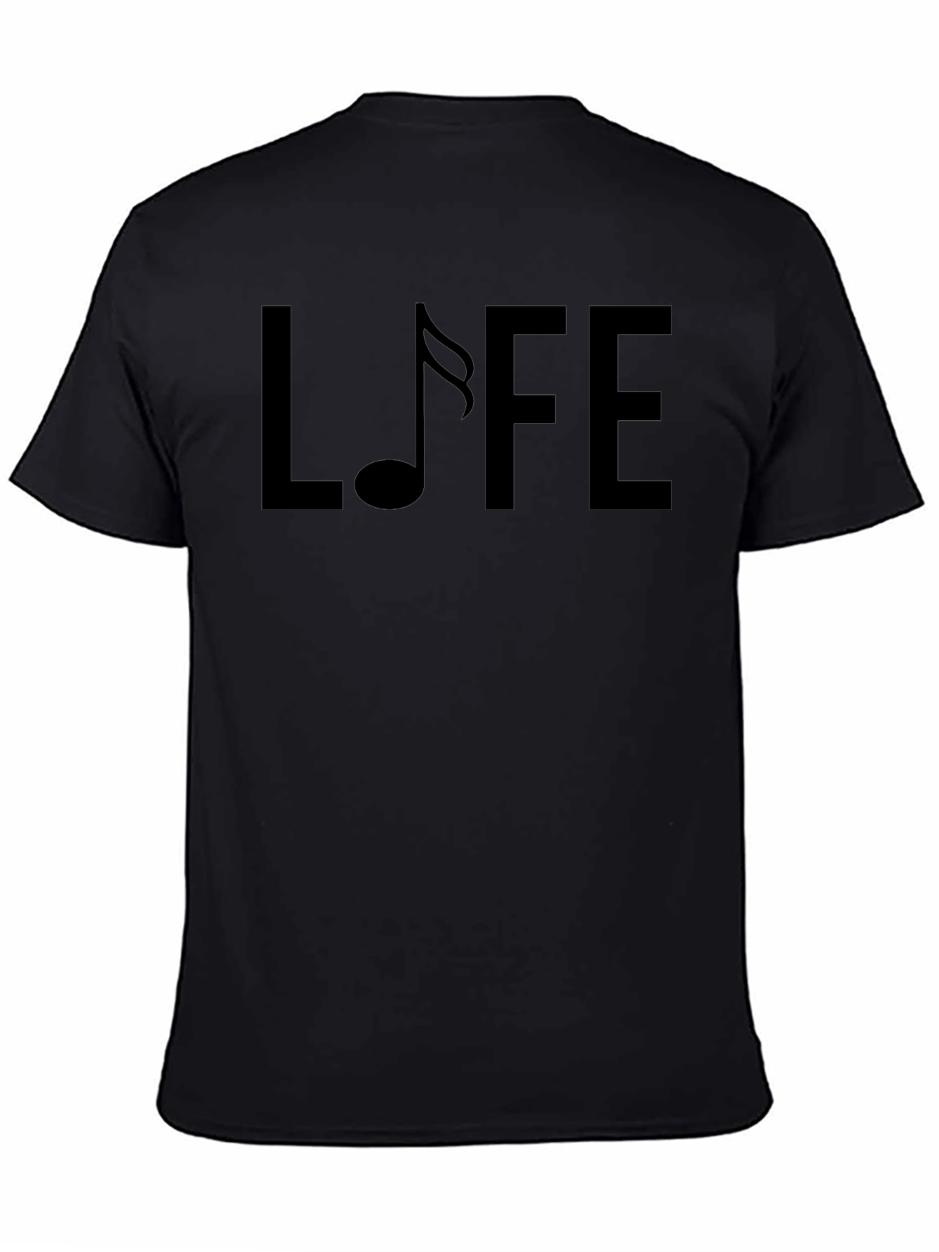 Life is Music T-Shirt - Black Graphic Tee