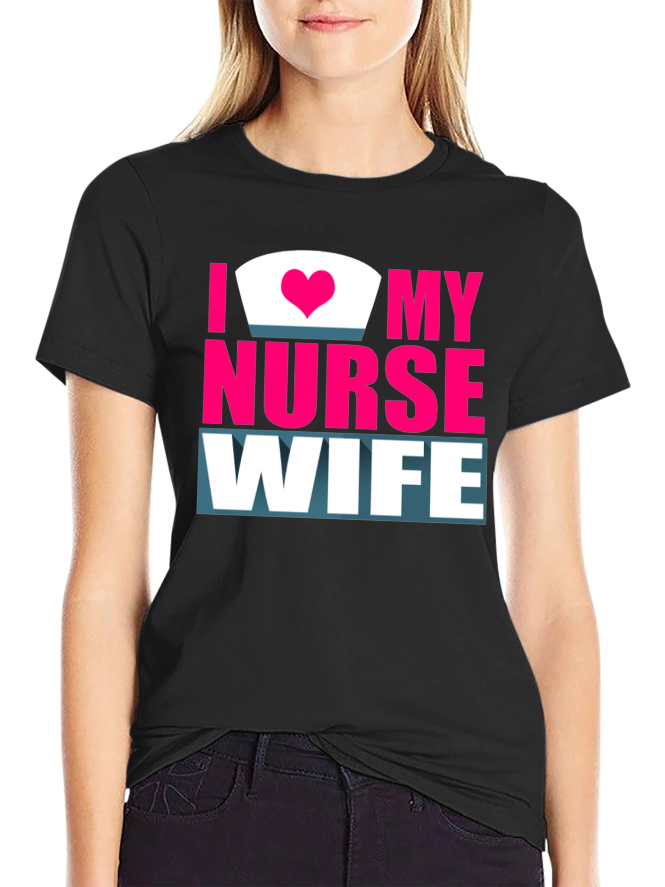 I Love My Nurse Wife Graphic T-Shirt