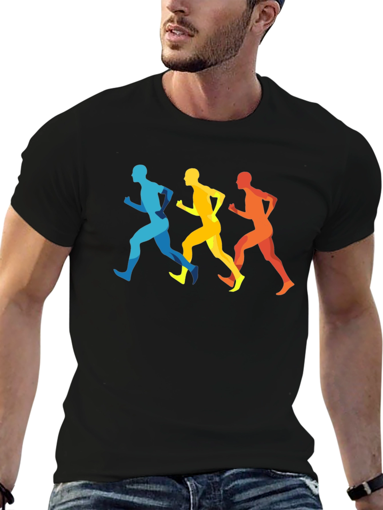 Runner Silhouette Graphic T-Shirt