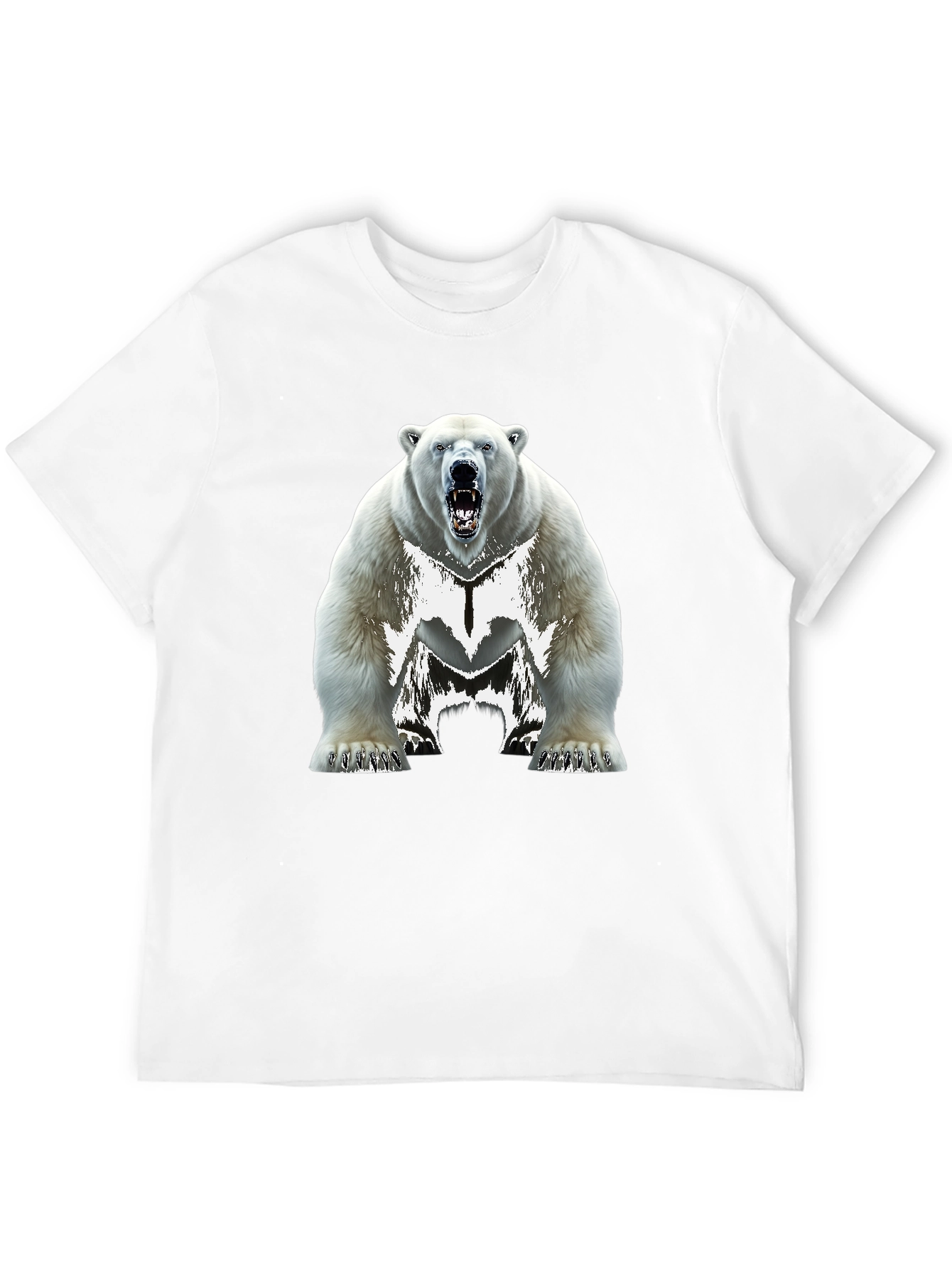 Polar Bear Graphic T-Shirt - Black