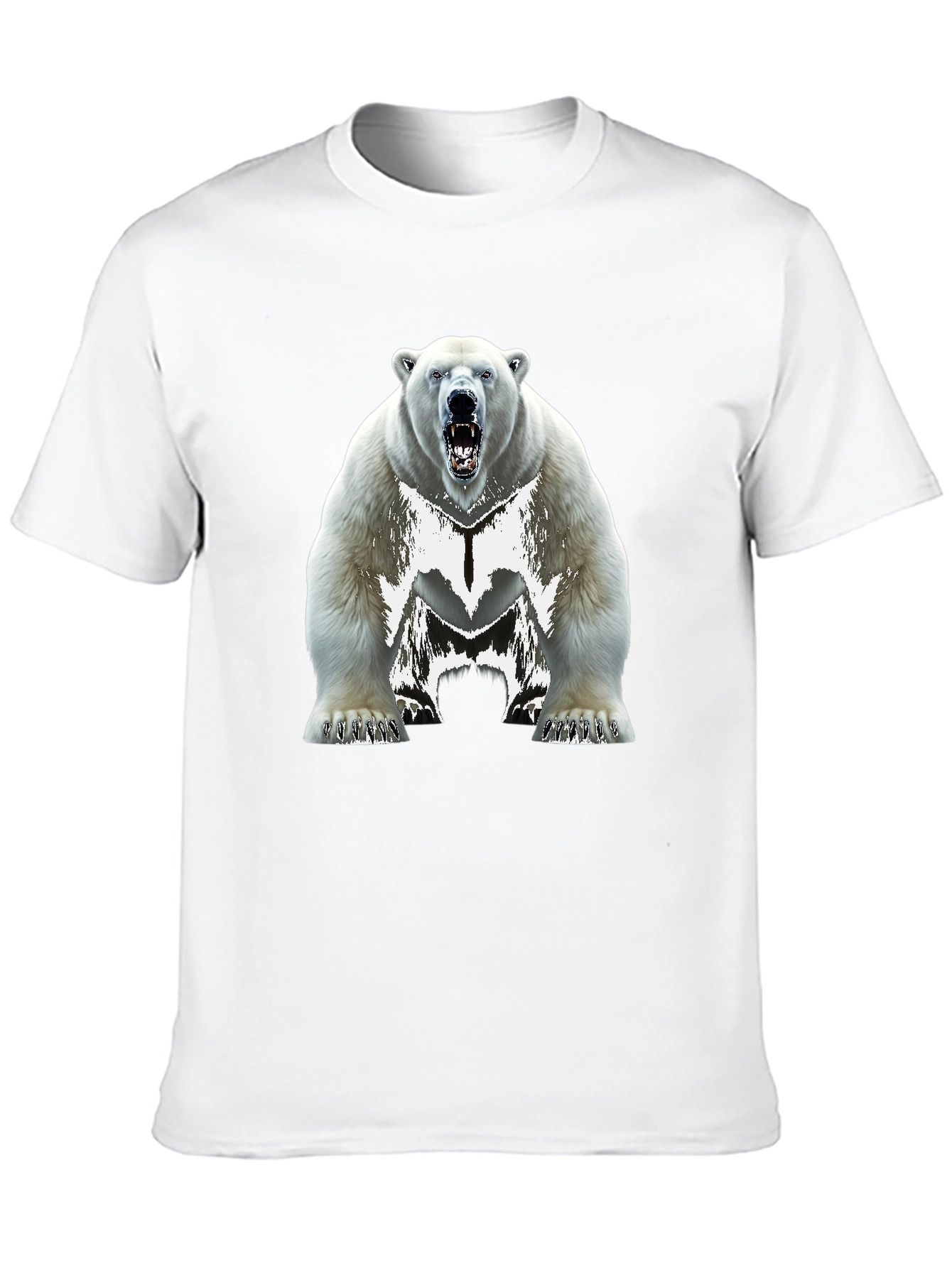 Polar Bear Graphic T-Shirt - Black