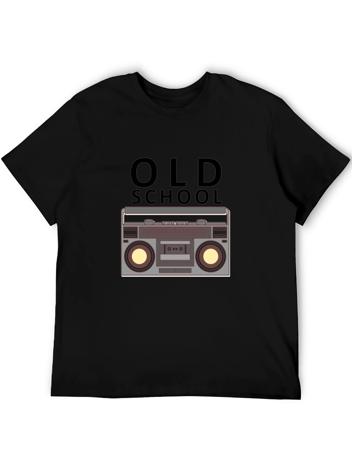 Old School Boombox Graphic T-Shirt