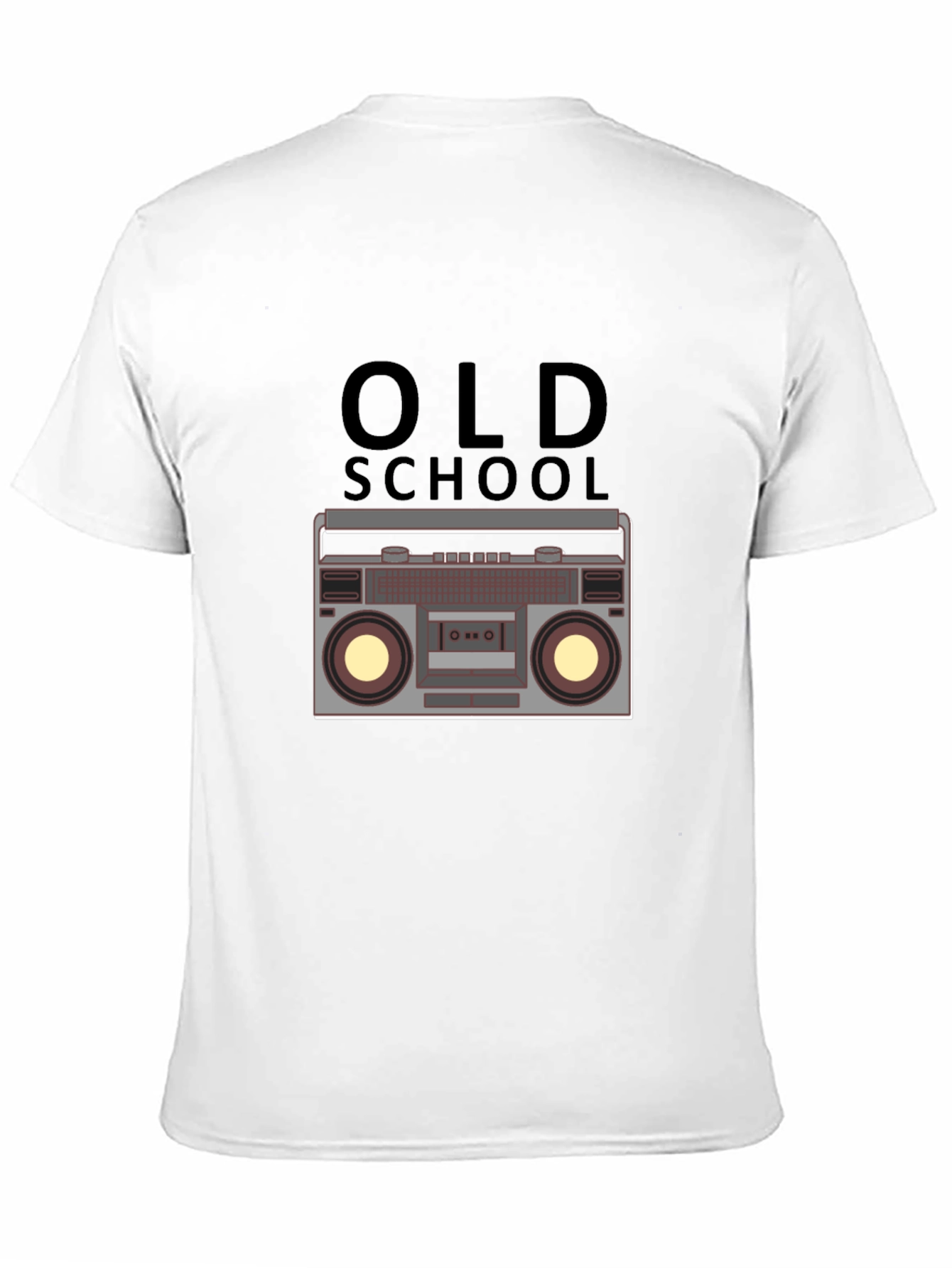 Old School Boombox Graphic T-Shirt