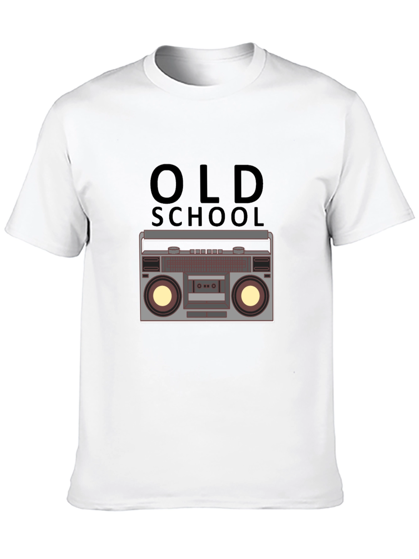 Old School Boombox Graphic T-Shirt