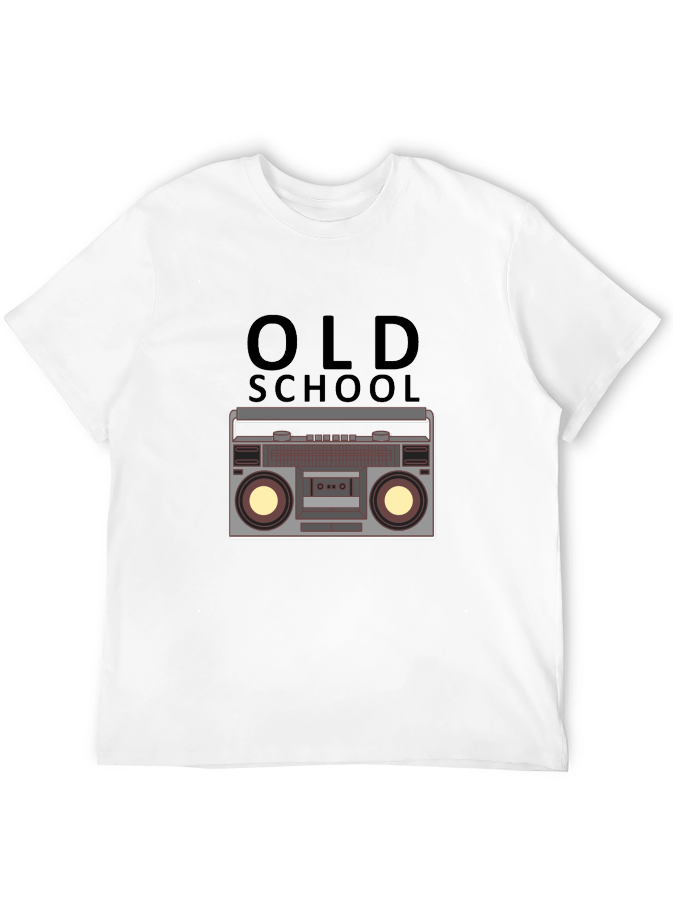 Old School Boombox Graphic T-Shirt