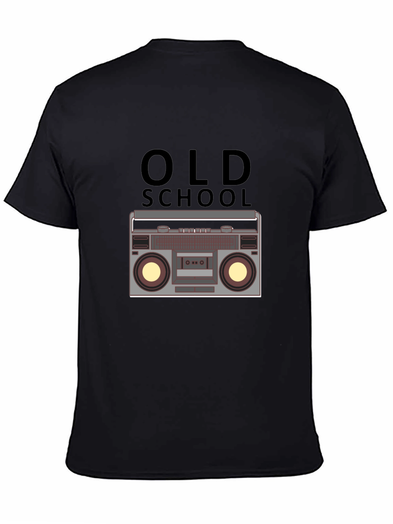 Old School Boombox Graphic T-Shirt
