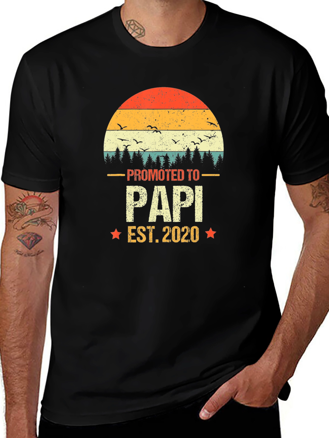 Promoted to Papi 2020 Mens T-Shirt