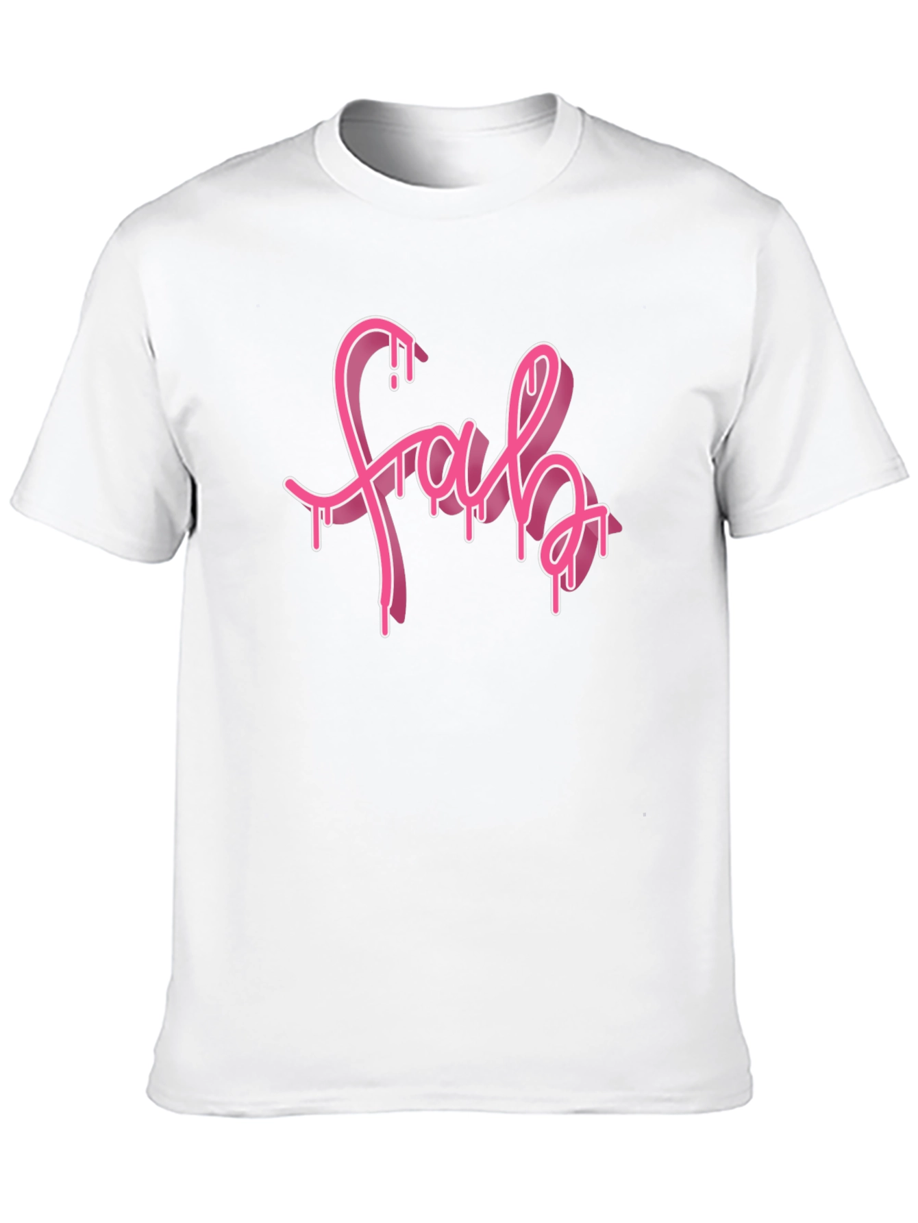 Fab Drip Tee - Trendy Graphic Black T-Shirt