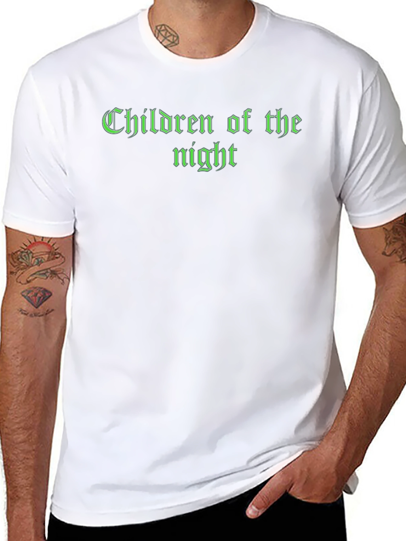 Children of the Night Graphic Tee - Black