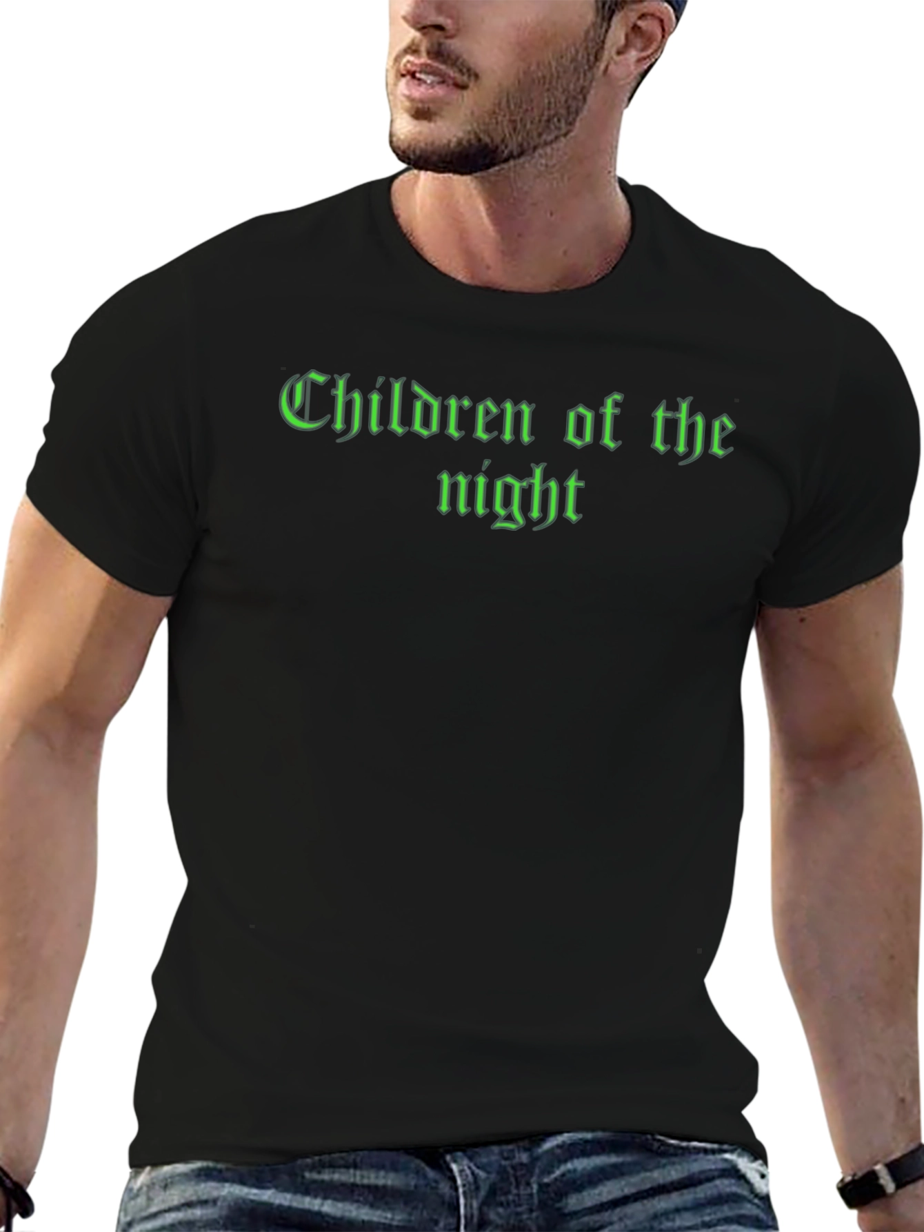 Children of the Night Graphic Tee - Black