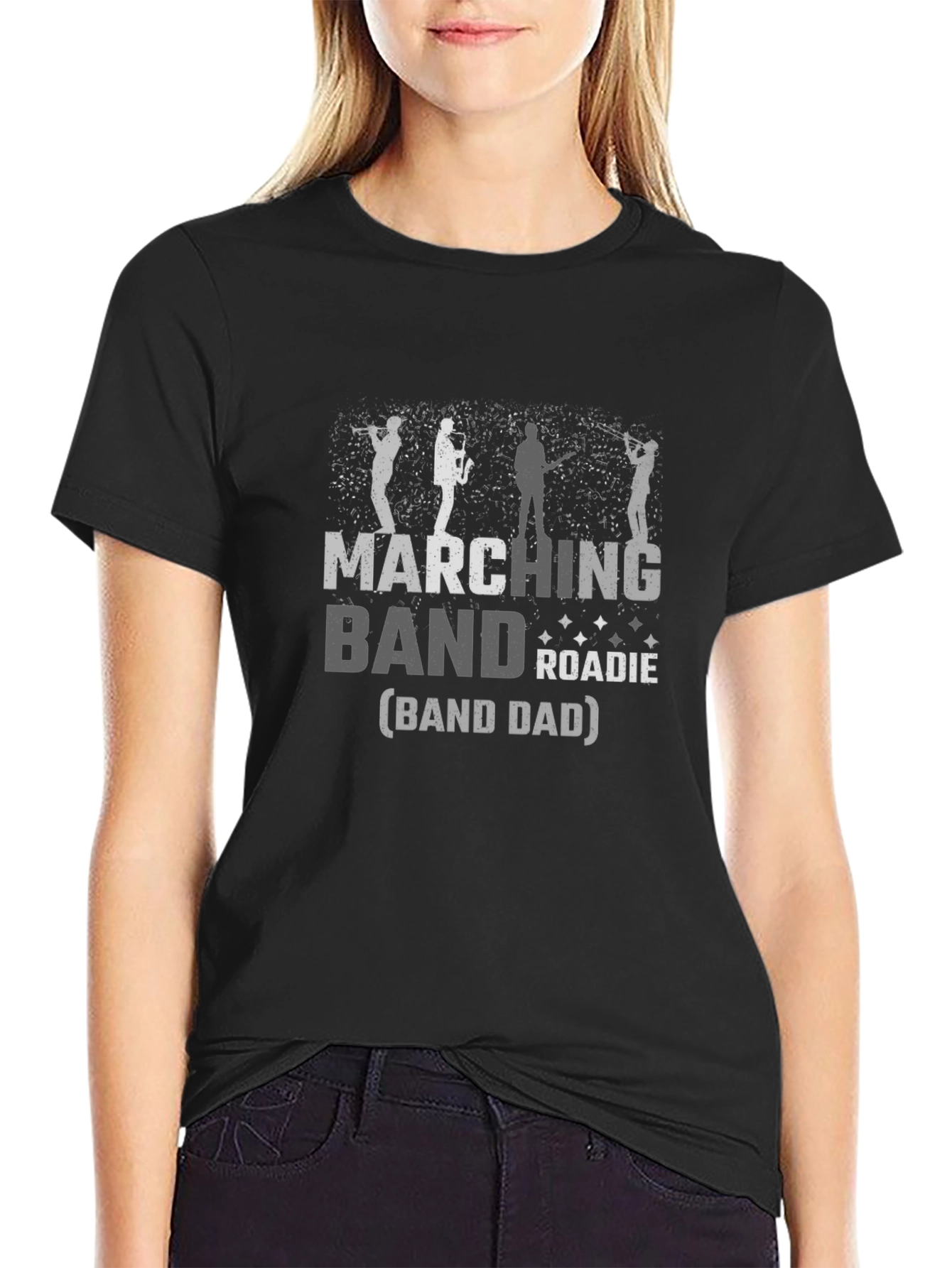 Marching Band Roadie Dad T-Shirt