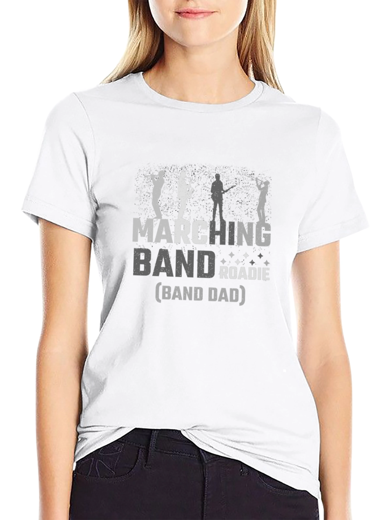 Marching Band Roadie Dad T-Shirt