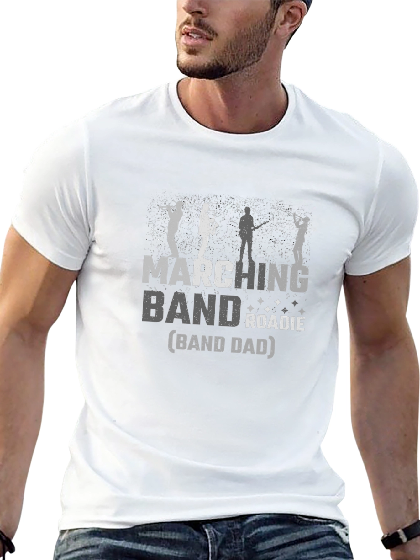 Marching Band Roadie Dad T-Shirt