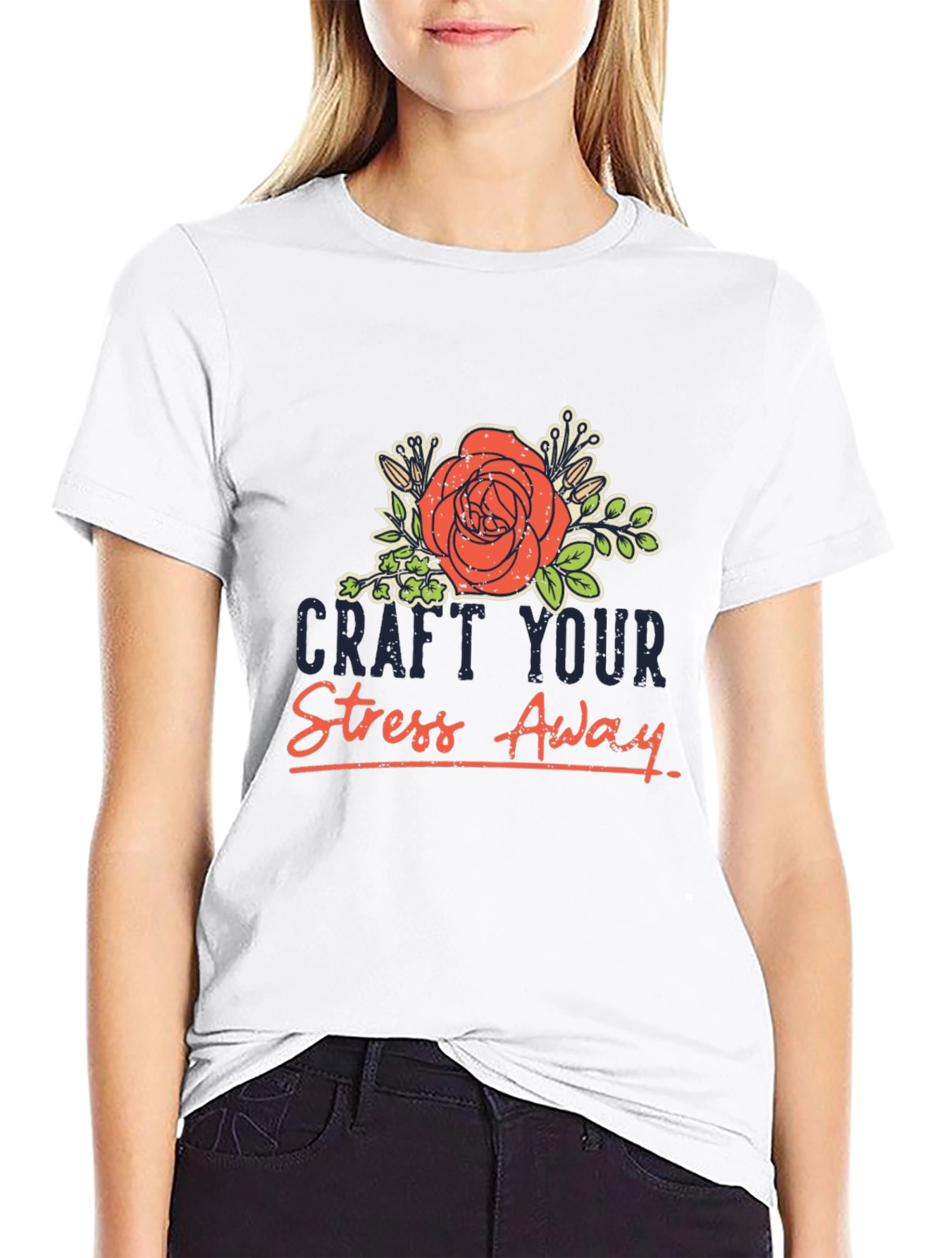Craft Your Stress Away Graphic Tee