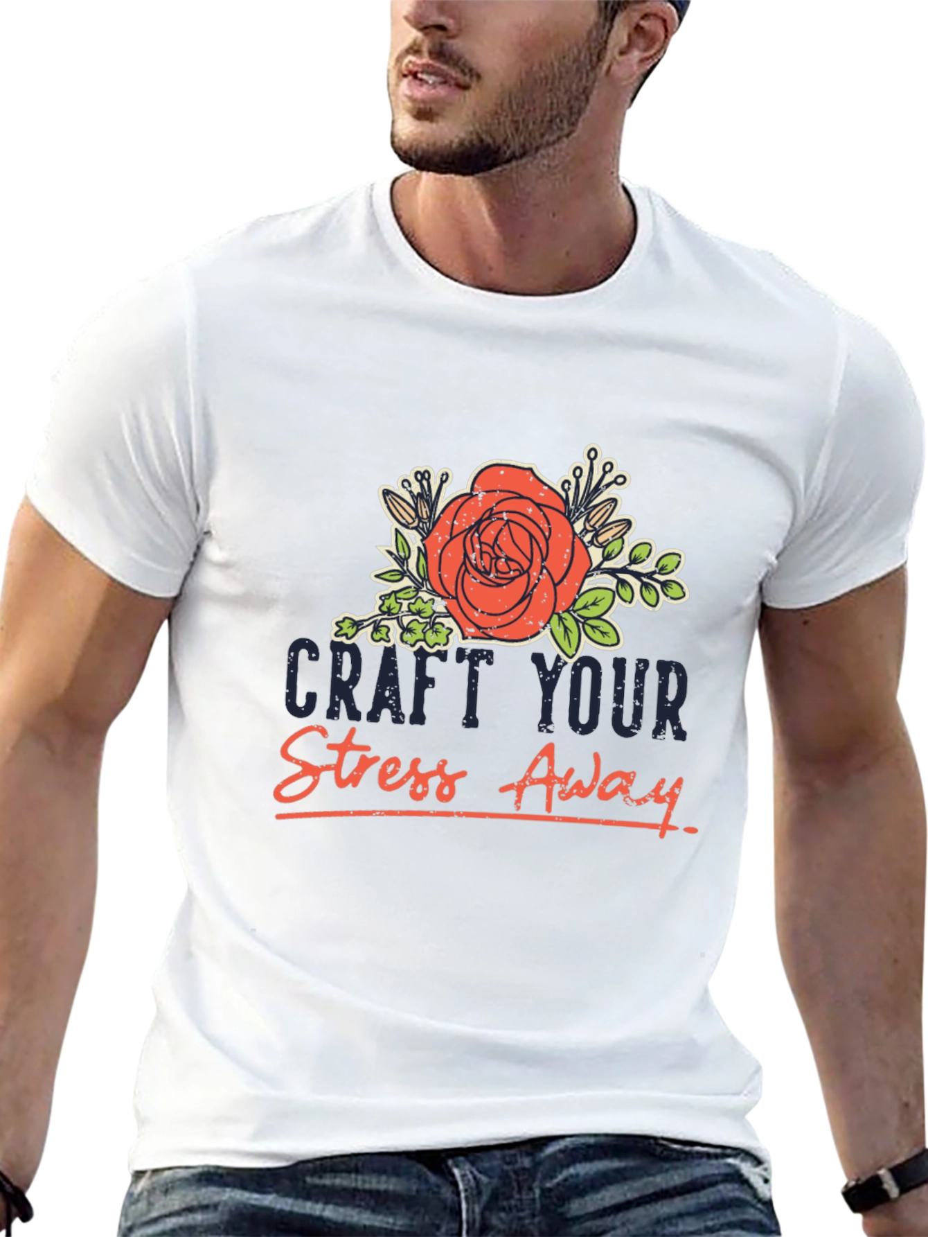 Craft Your Stress Away Graphic Tee