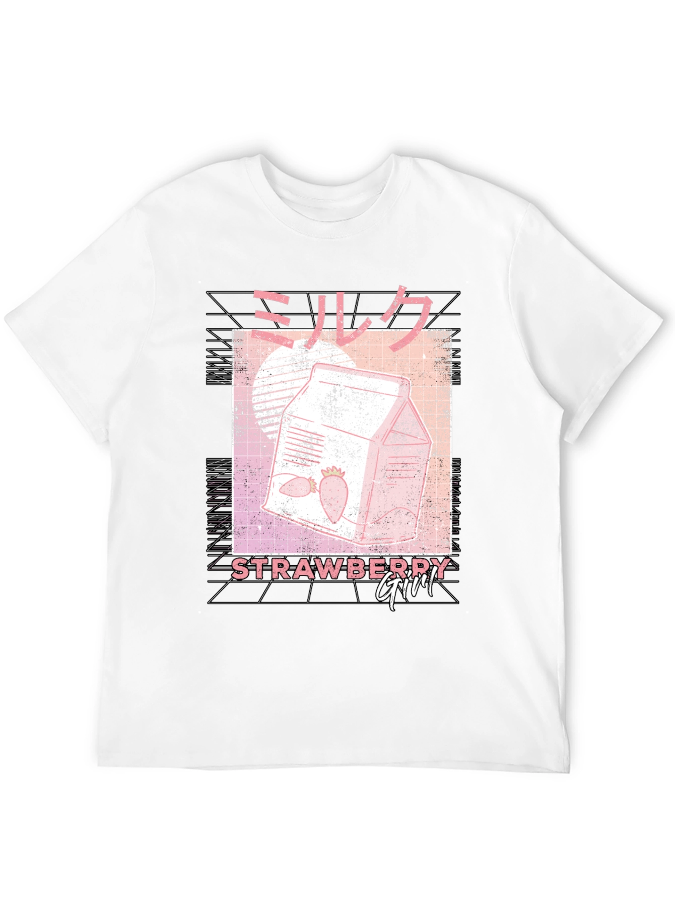 Strawberry Girl Milk Carton Graphic Tee