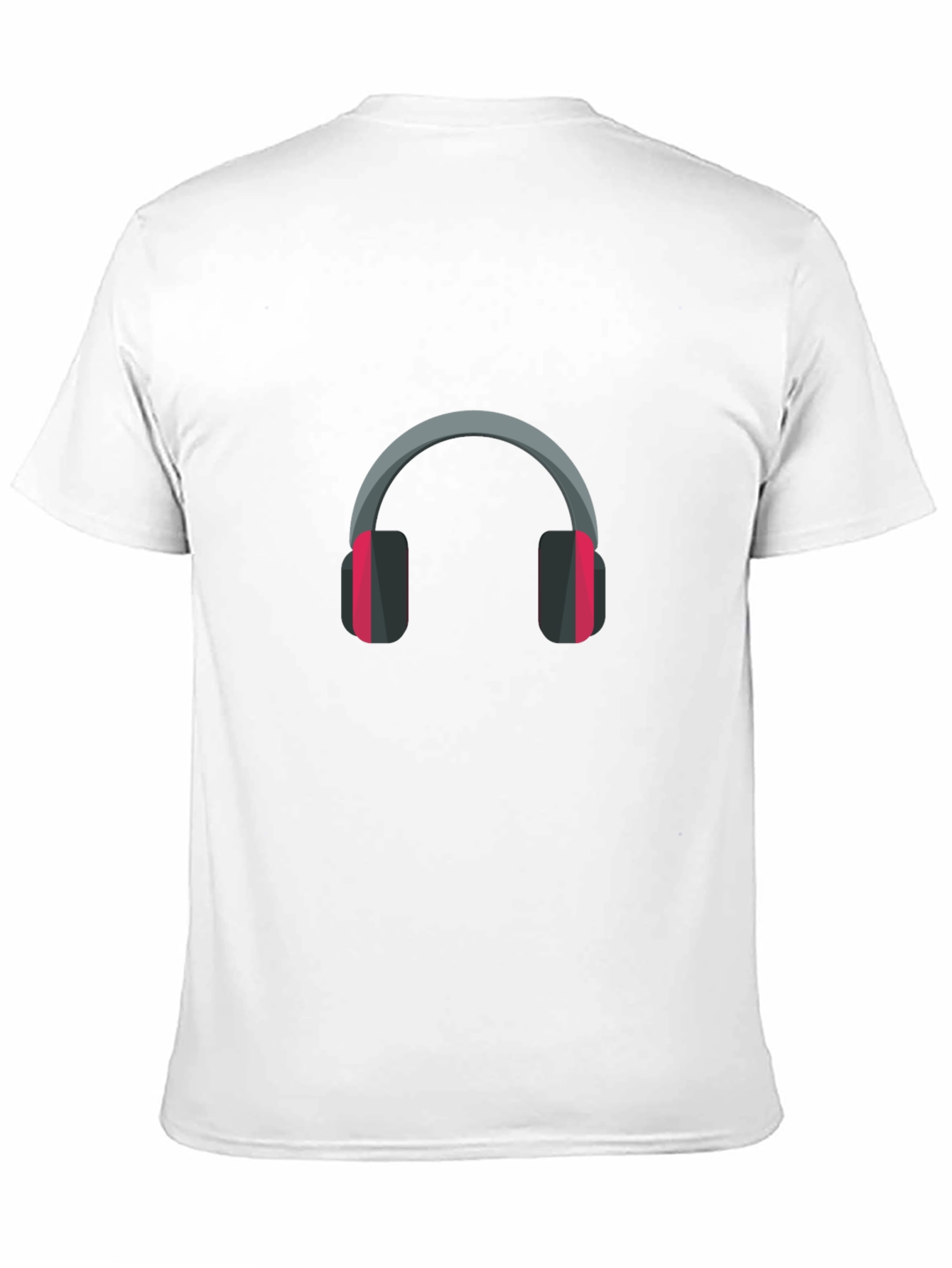 Headphone Graphic Tee - Black Casual Comfort