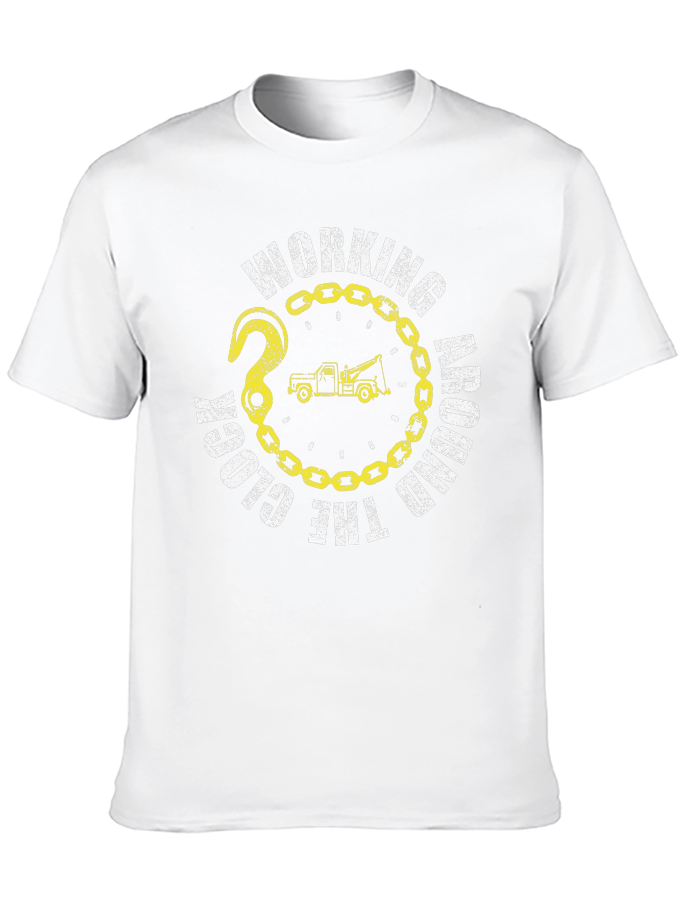 Working Around The Clock Tow Truck T-Shirt