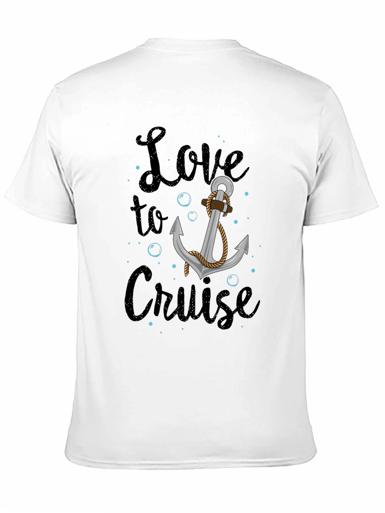 Love to Cruise Graphic Tee Anchor Nautical Shirt
