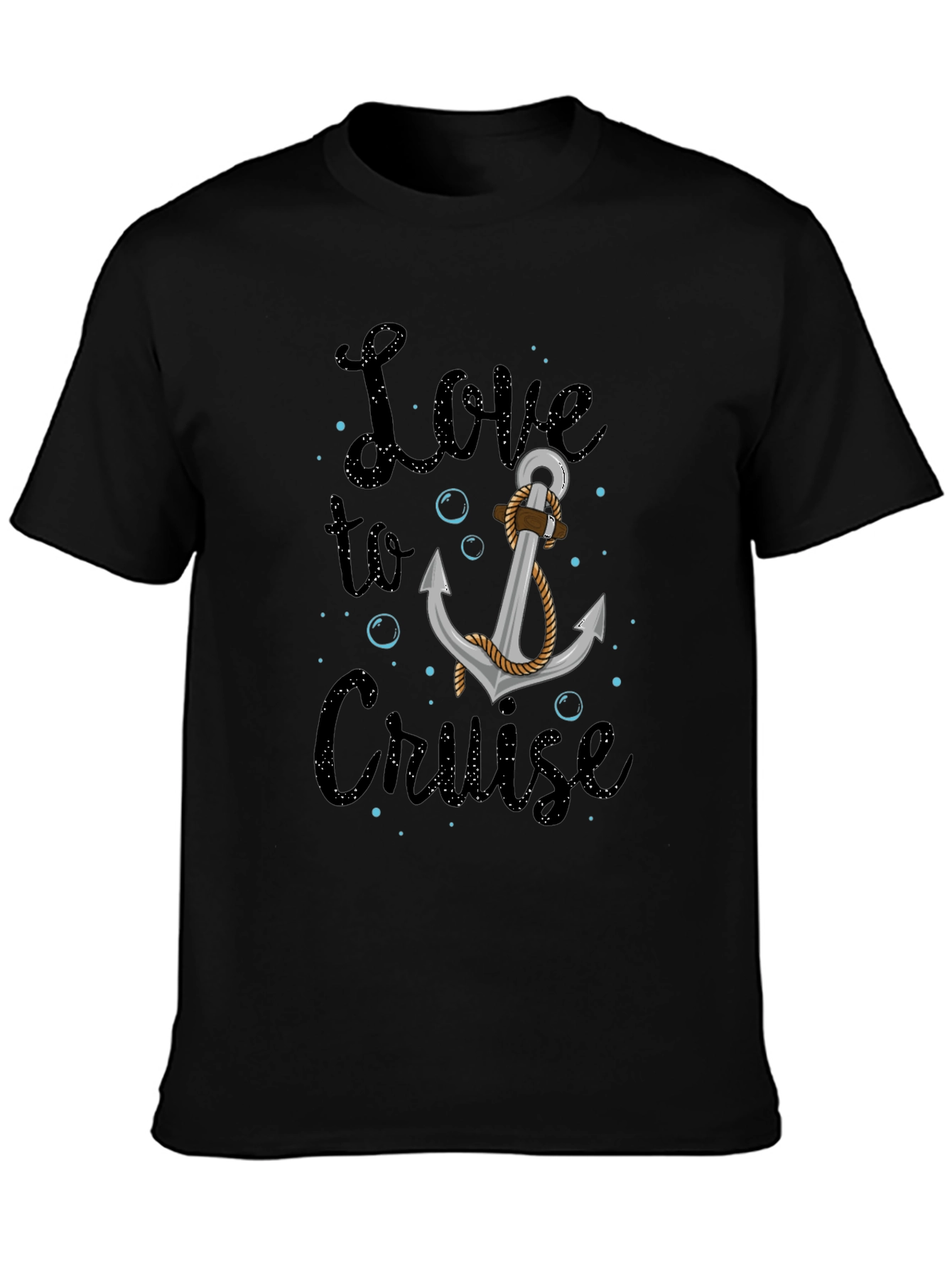 Love to Cruise Graphic Tee Anchor Nautical Shirt