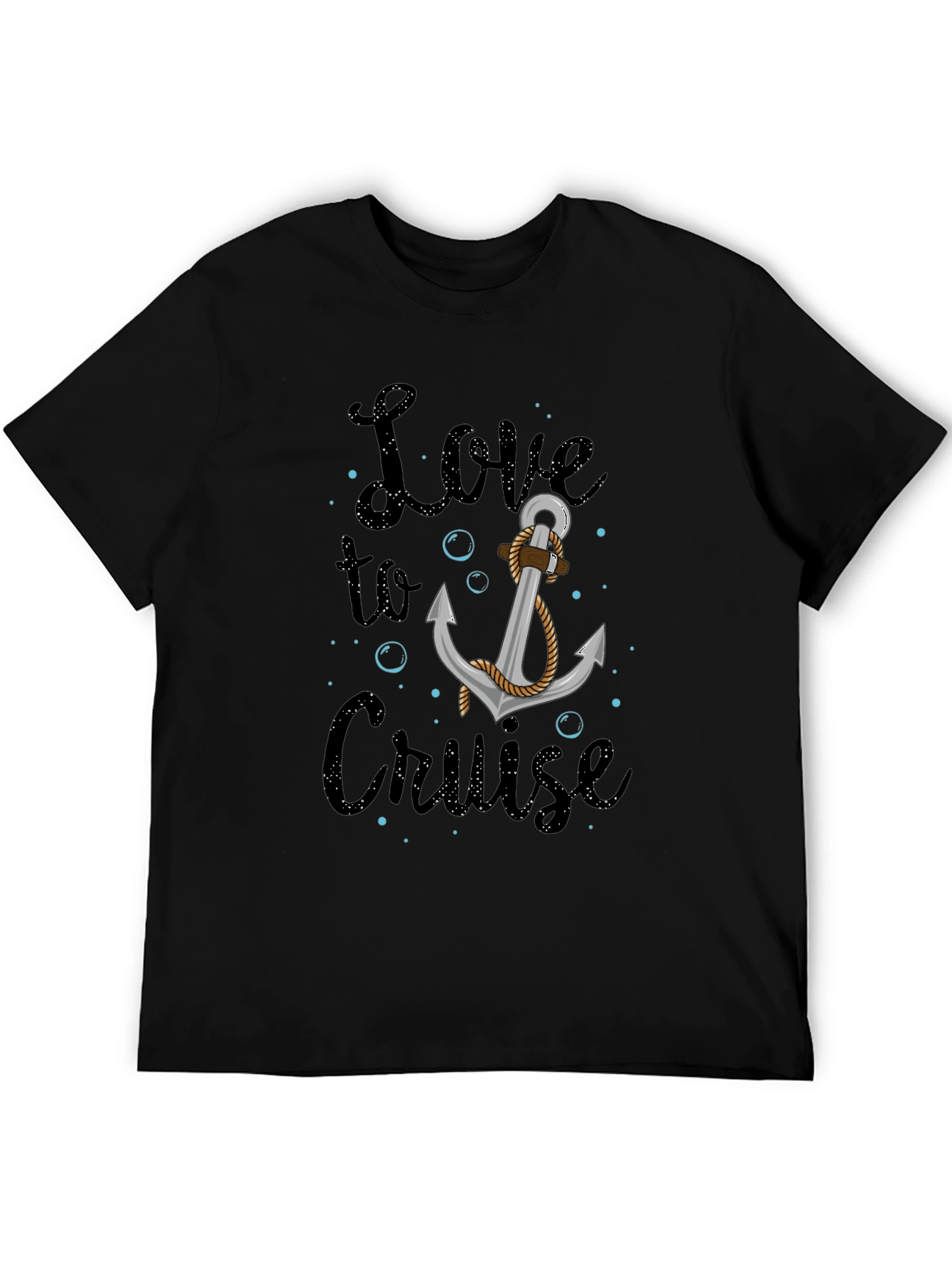 Love to Cruise Graphic Tee Anchor Nautical Shirt