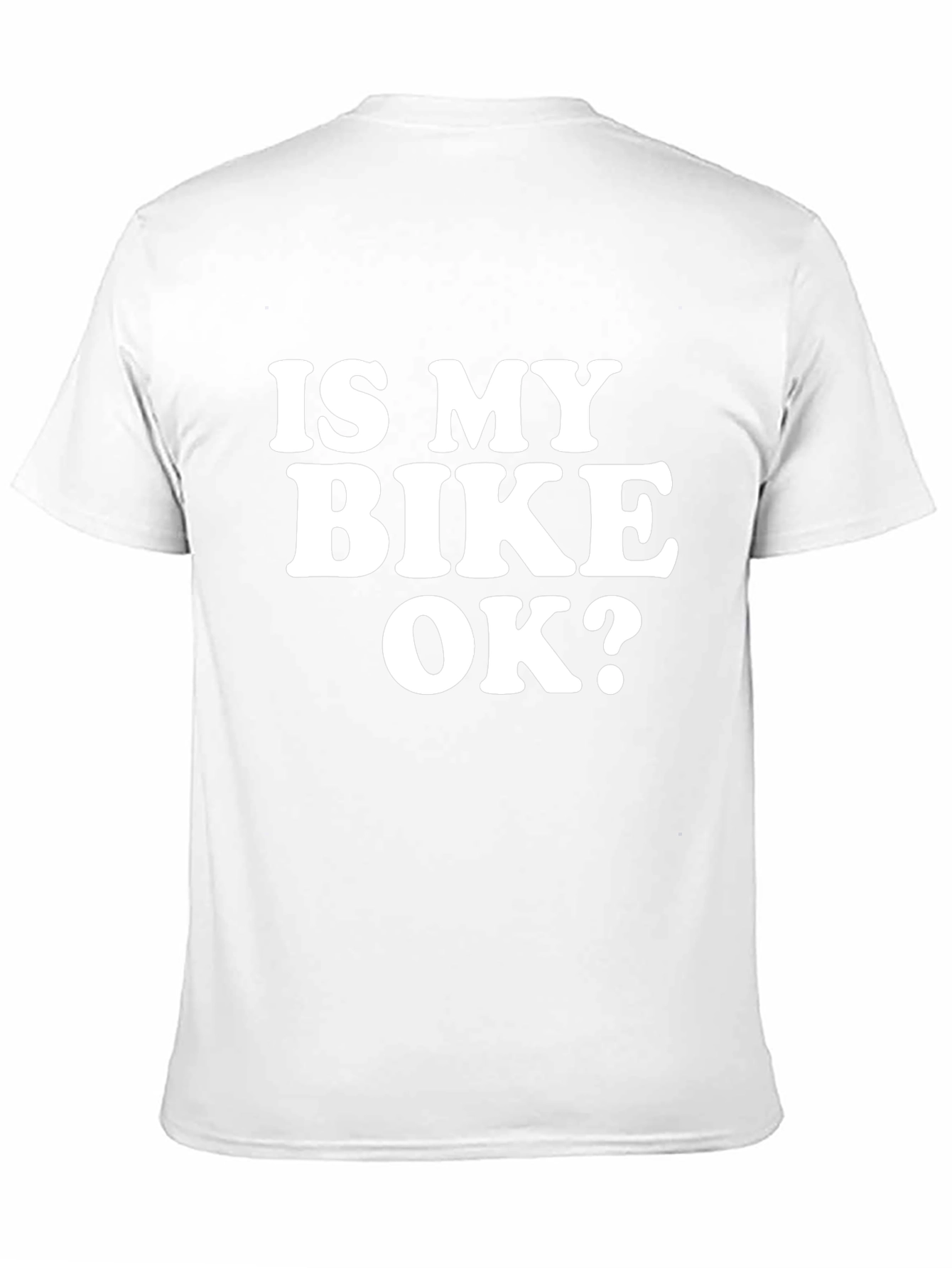 Is My Bike OK? Graphic Tee - Black T-Shirt