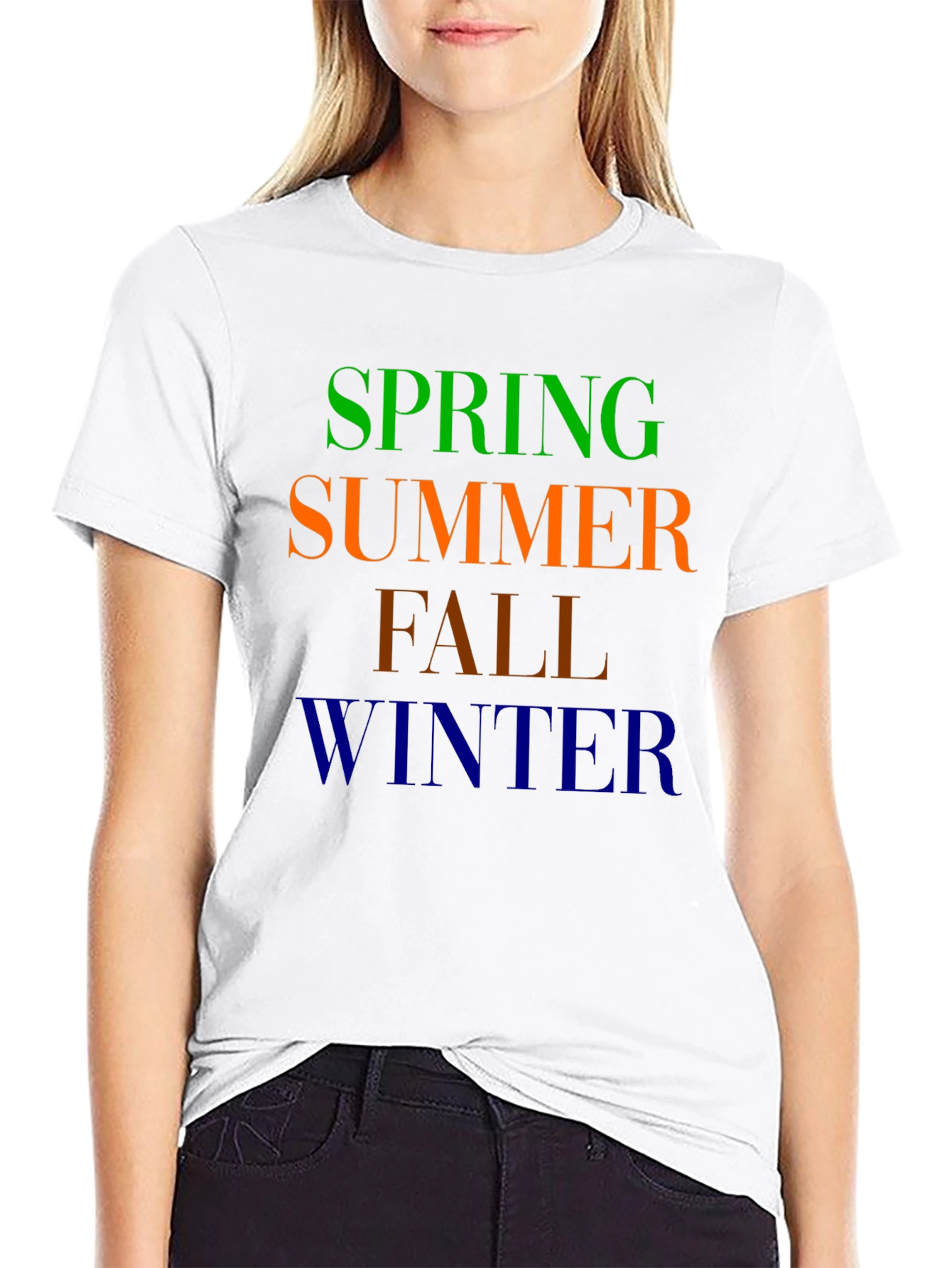 Seasons Graphic Tee - Spring Summer Fall Winter