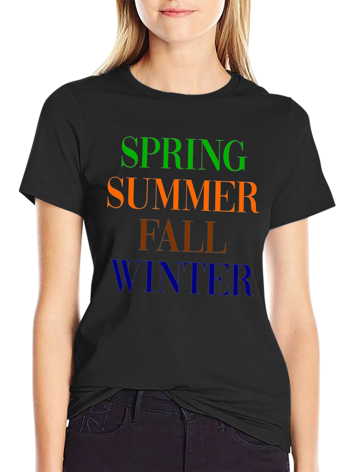 Seasons Graphic Tee - Spring Summer Fall Winter