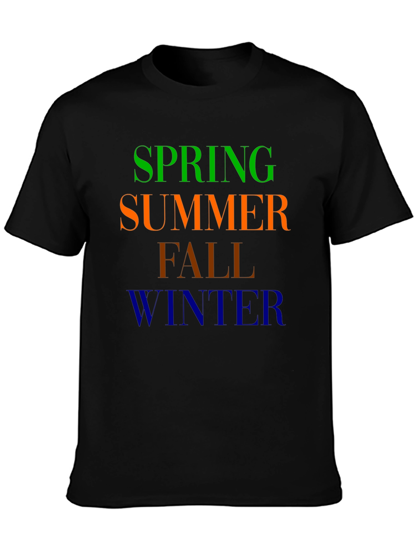 Seasons Graphic Tee - Spring Summer Fall Winter