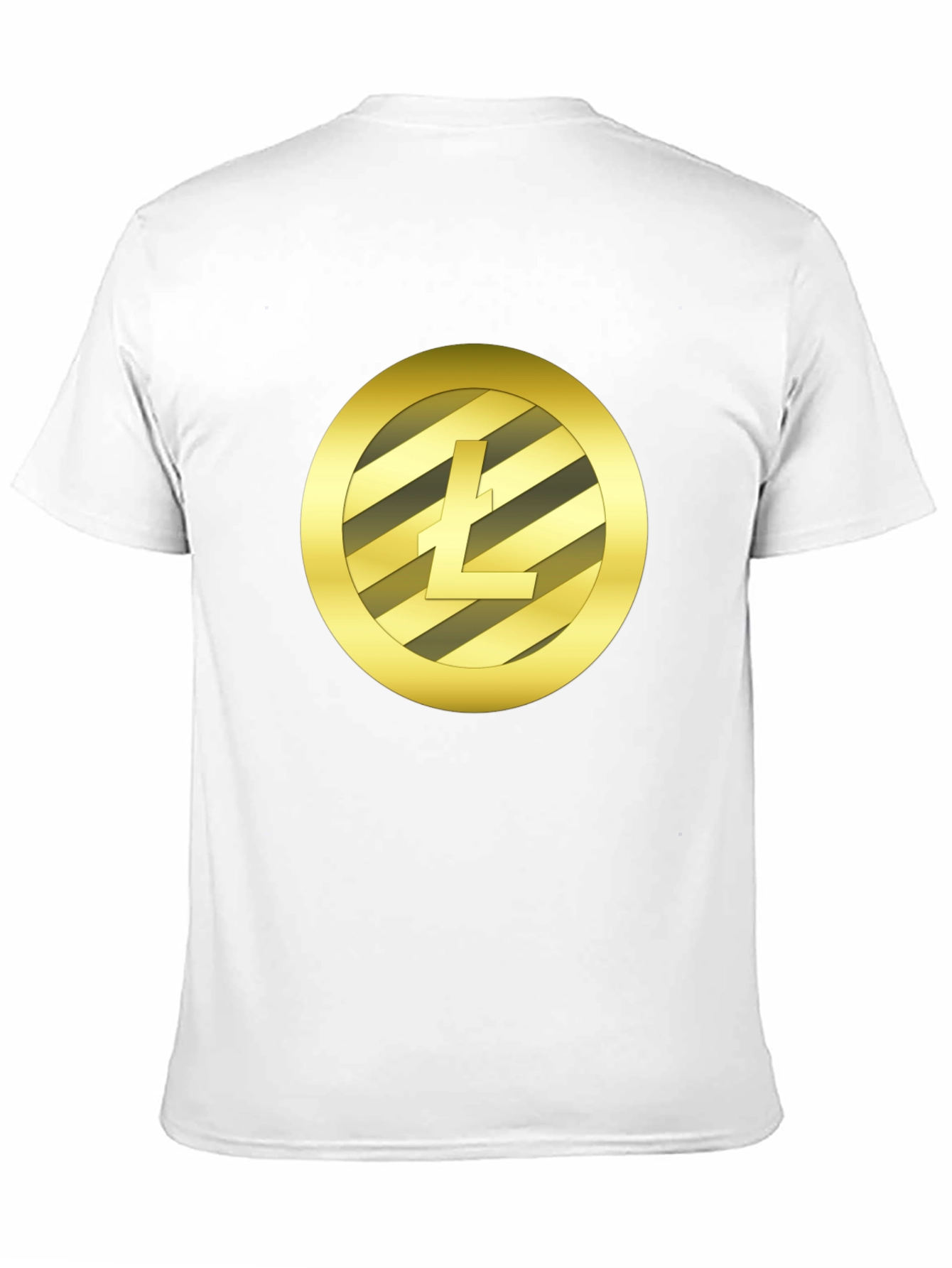 Litecoin Crypto Logo Black T-Shirt