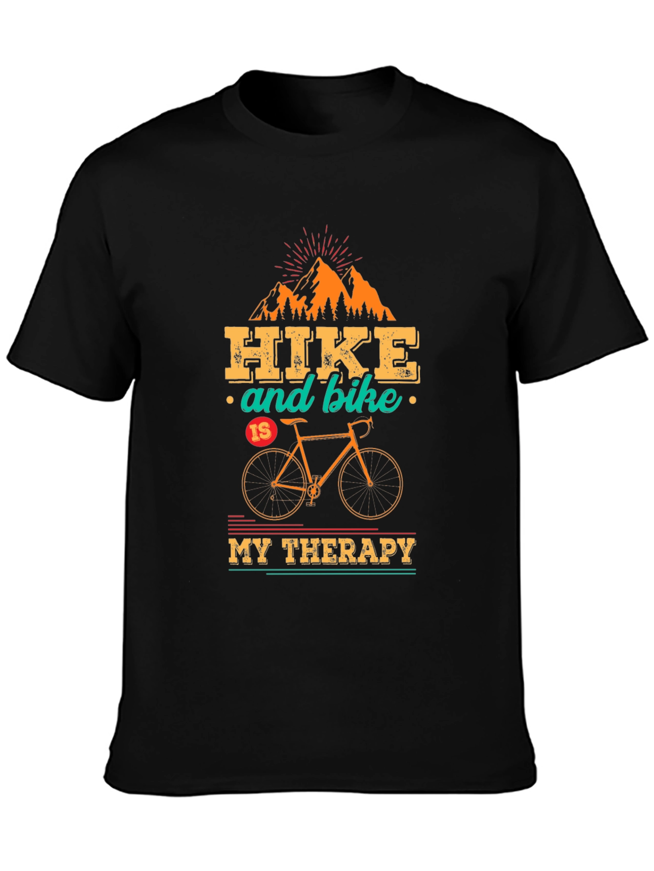 Hike & Bike Therapy T-Shirt