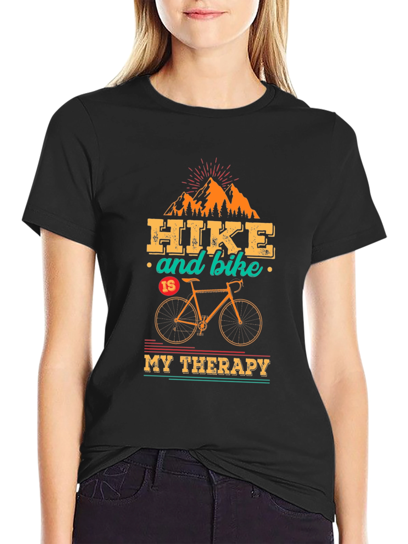 Hike & Bike Therapy T-Shirt