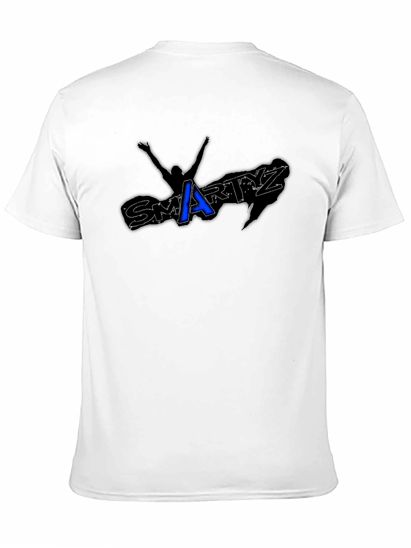 Smartyz Graphic Tee - Trendy Black T-Shirt