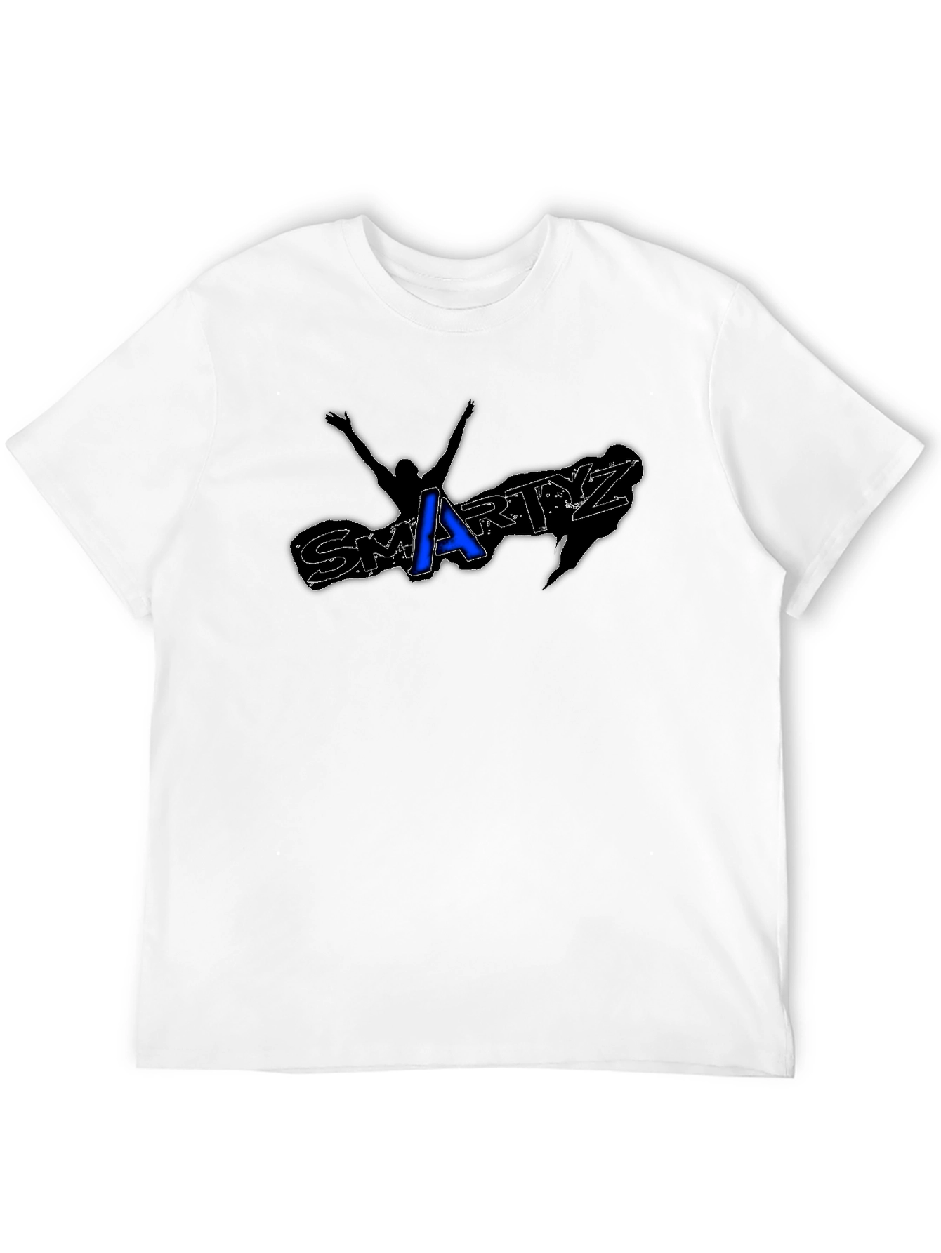 Smartyz Graphic Tee - Trendy Black T-Shirt