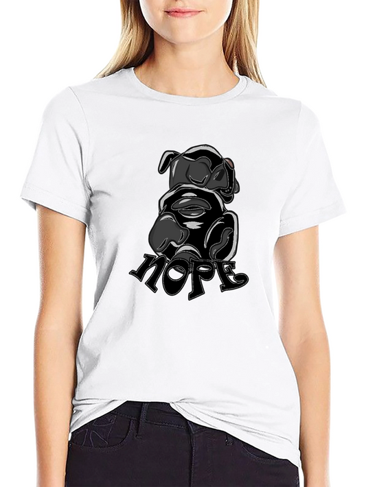 Graphic Print HOPE T-Shirt - Casual Wear