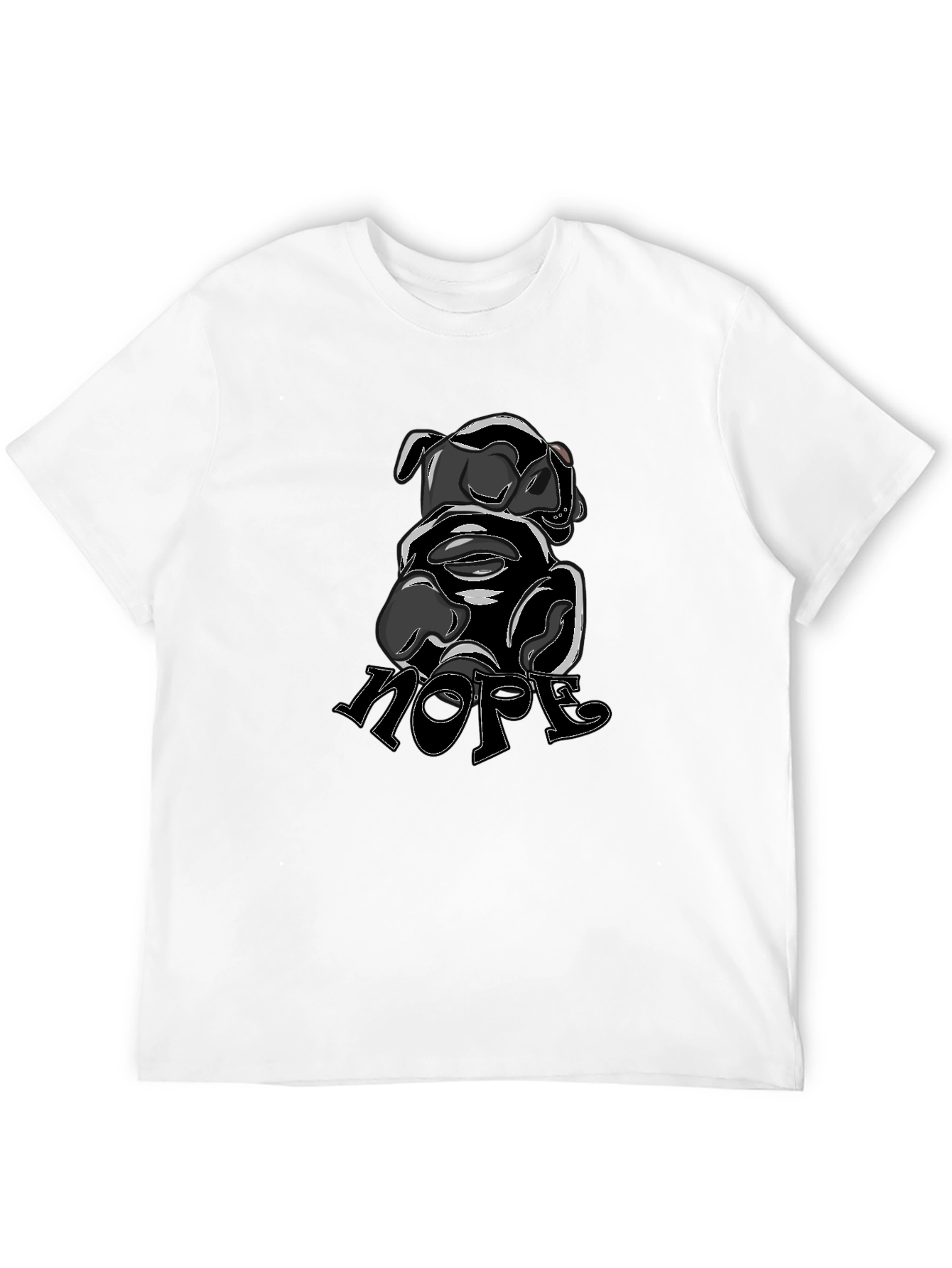 Graphic Print HOPE T-Shirt - Casual Wear
