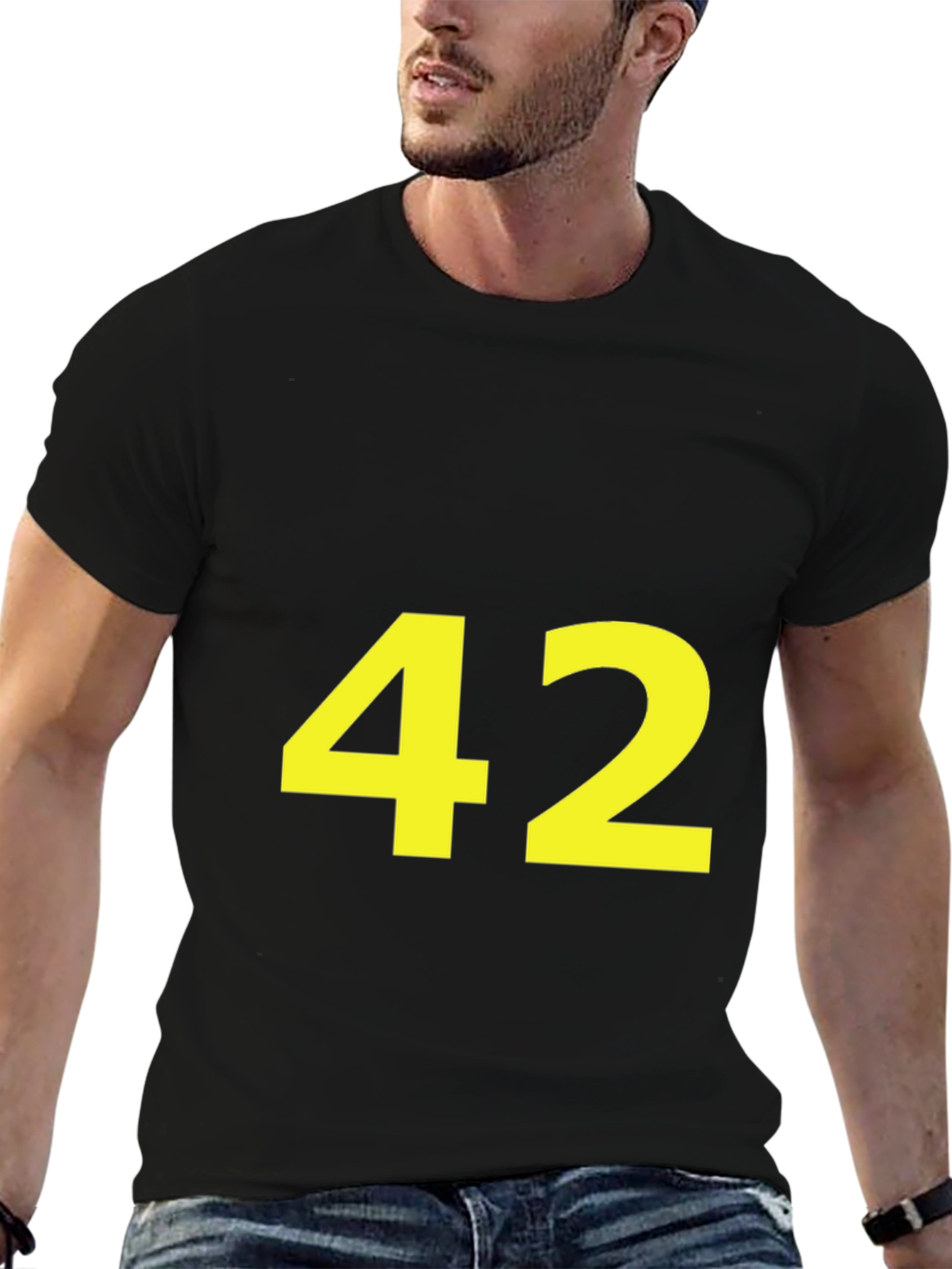 Number 42 Black T-Shirt