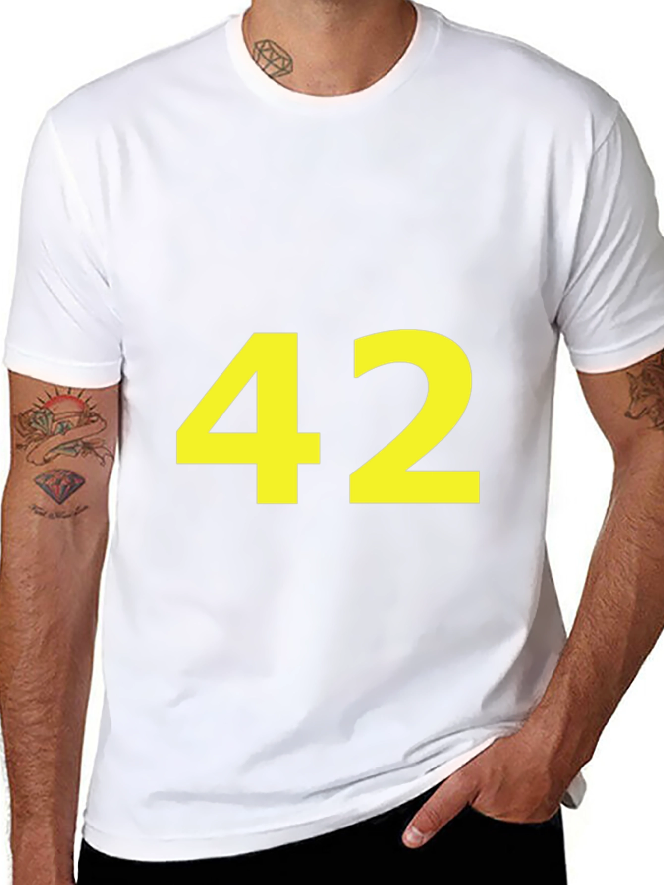 Number 42 Black T-Shirt