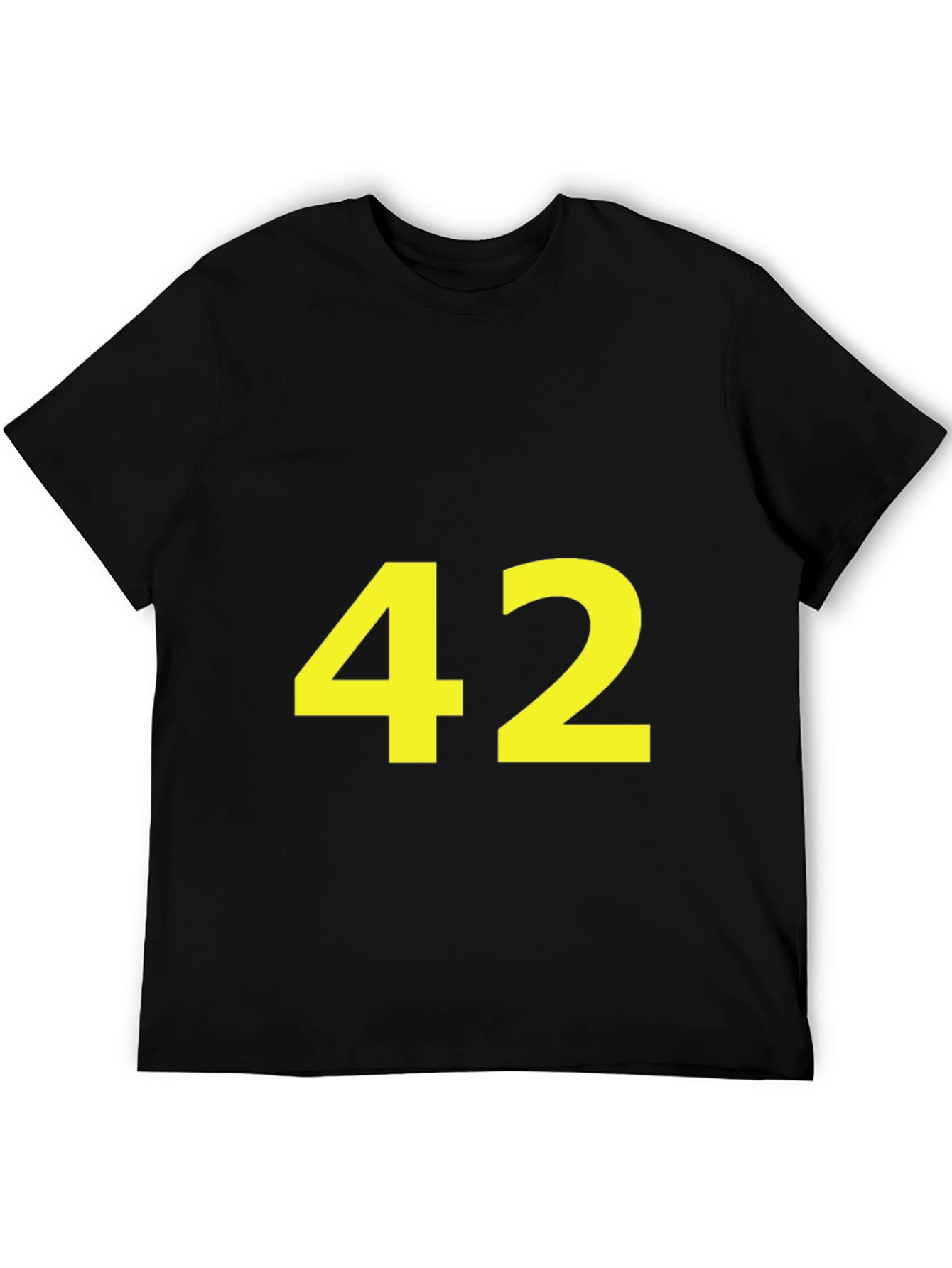 Number 42 Black T-Shirt