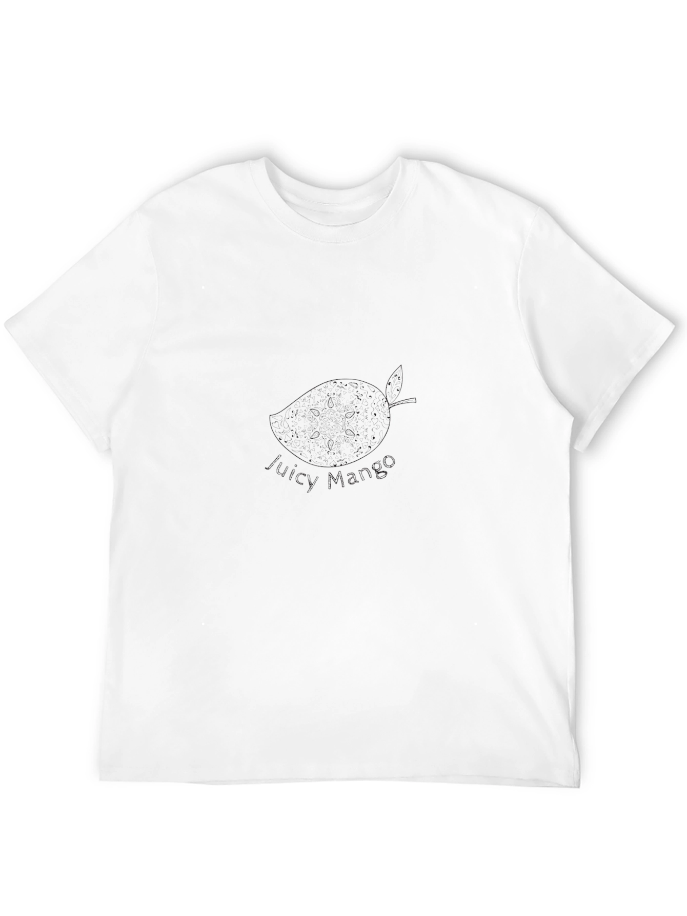 Mens Classic Black Crew Neck T-Shirt
