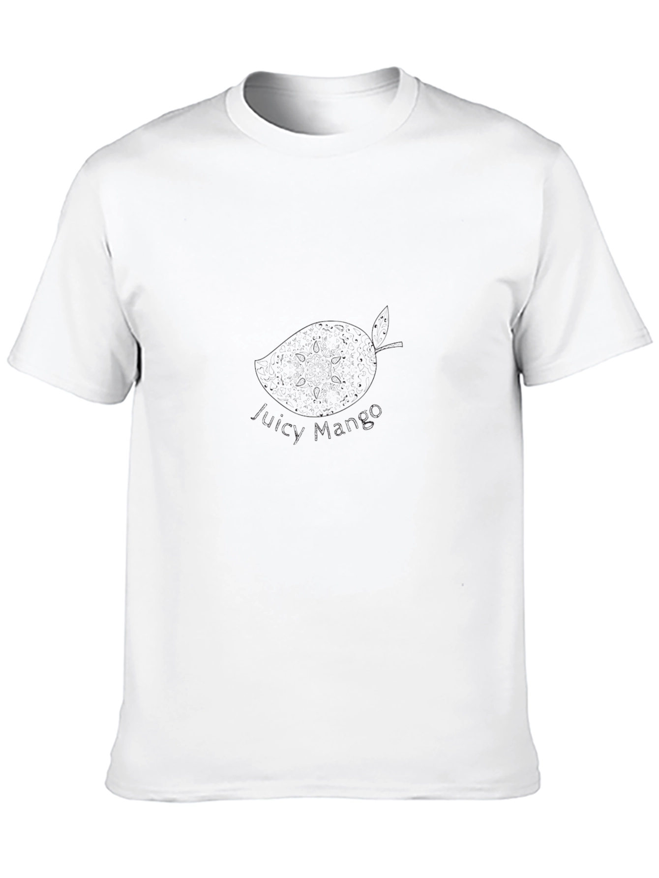 Mens Classic Black Crew Neck T-Shirt